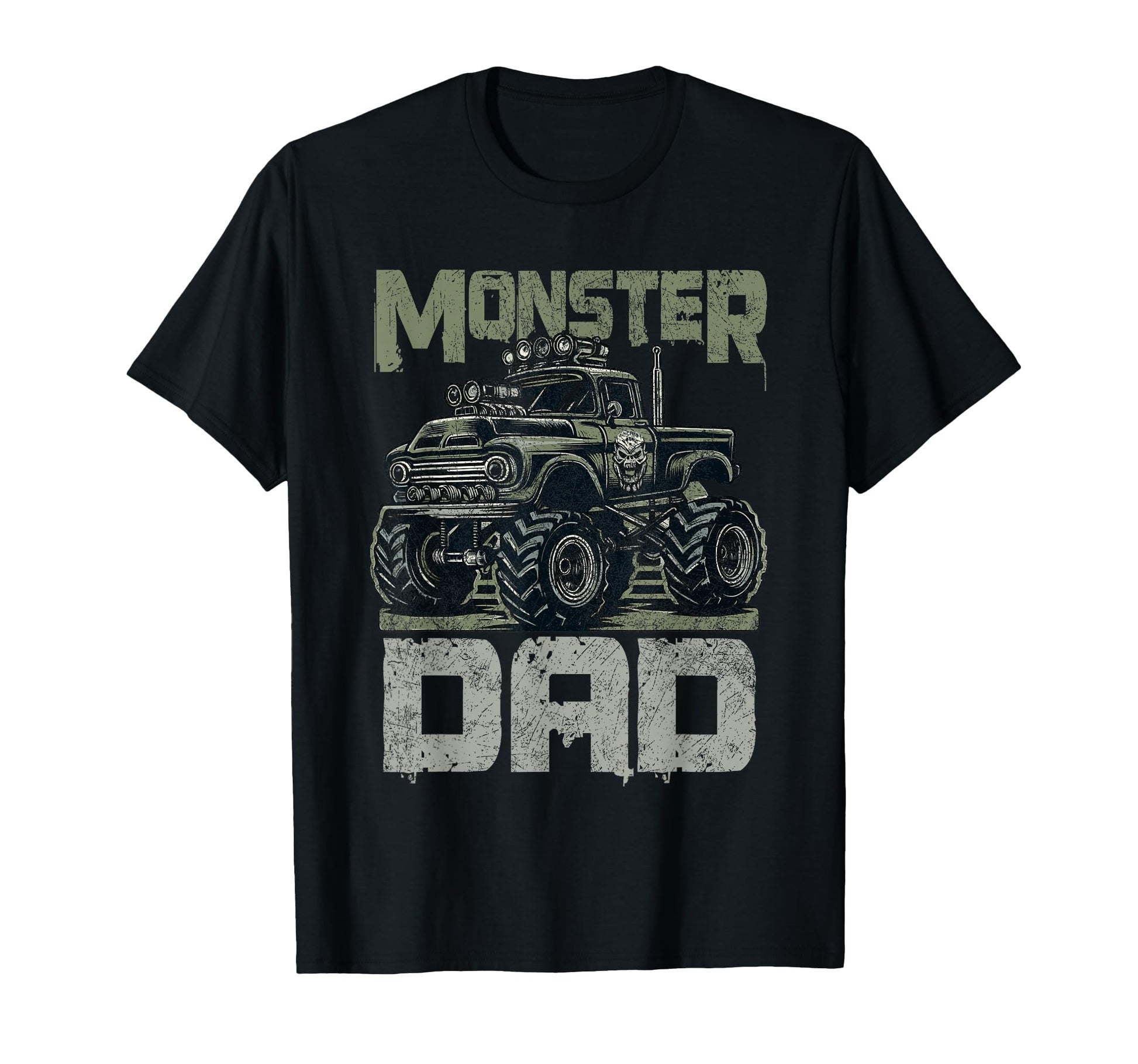 Monster Truck Lover Dad Family T-Shirt - Custom Art Print Men Women - T-Shirt, Sweatshirt, Hoodie
