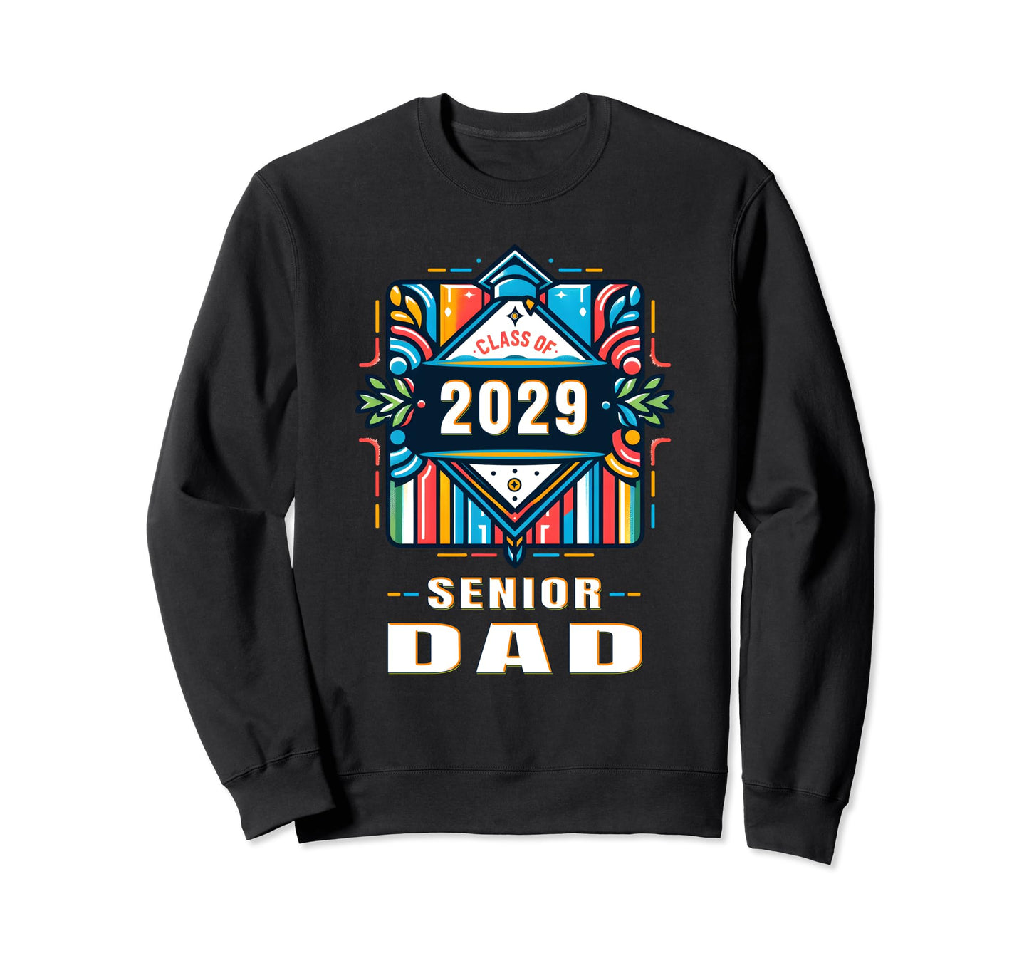 Proud Dad Class 2029 Graduate 2029 Sweatshirt - Aesthetic Graphic Unisex - T-Shirt, Sweatshirt, Hoodie