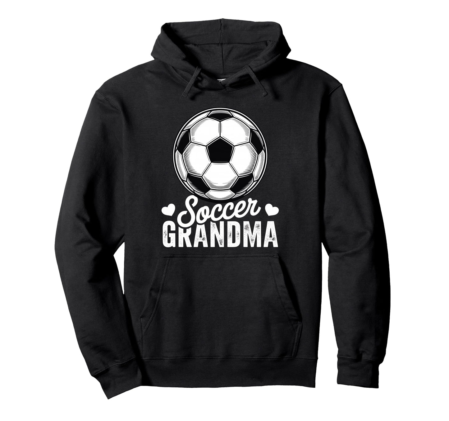 Funny Soccer Grandma Mothers Day Hoodie - Minimalist Print for Adults - T-Shirt, Sweatshirt, Hoodie