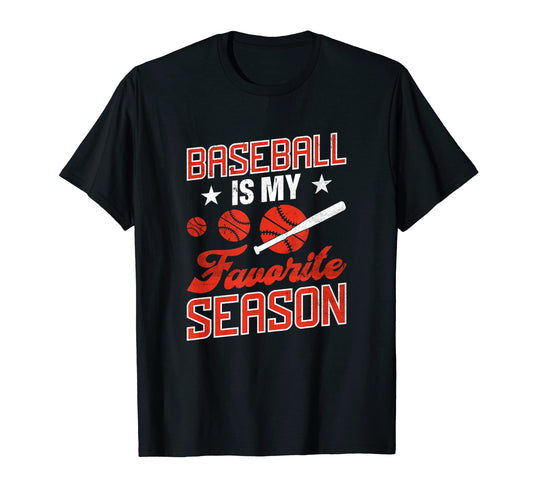 Baseball Is My Favorite Season Mom And T-Shirt - Unique Graphic Men Women - T-Shirt, Sweatshirt, Hoodie