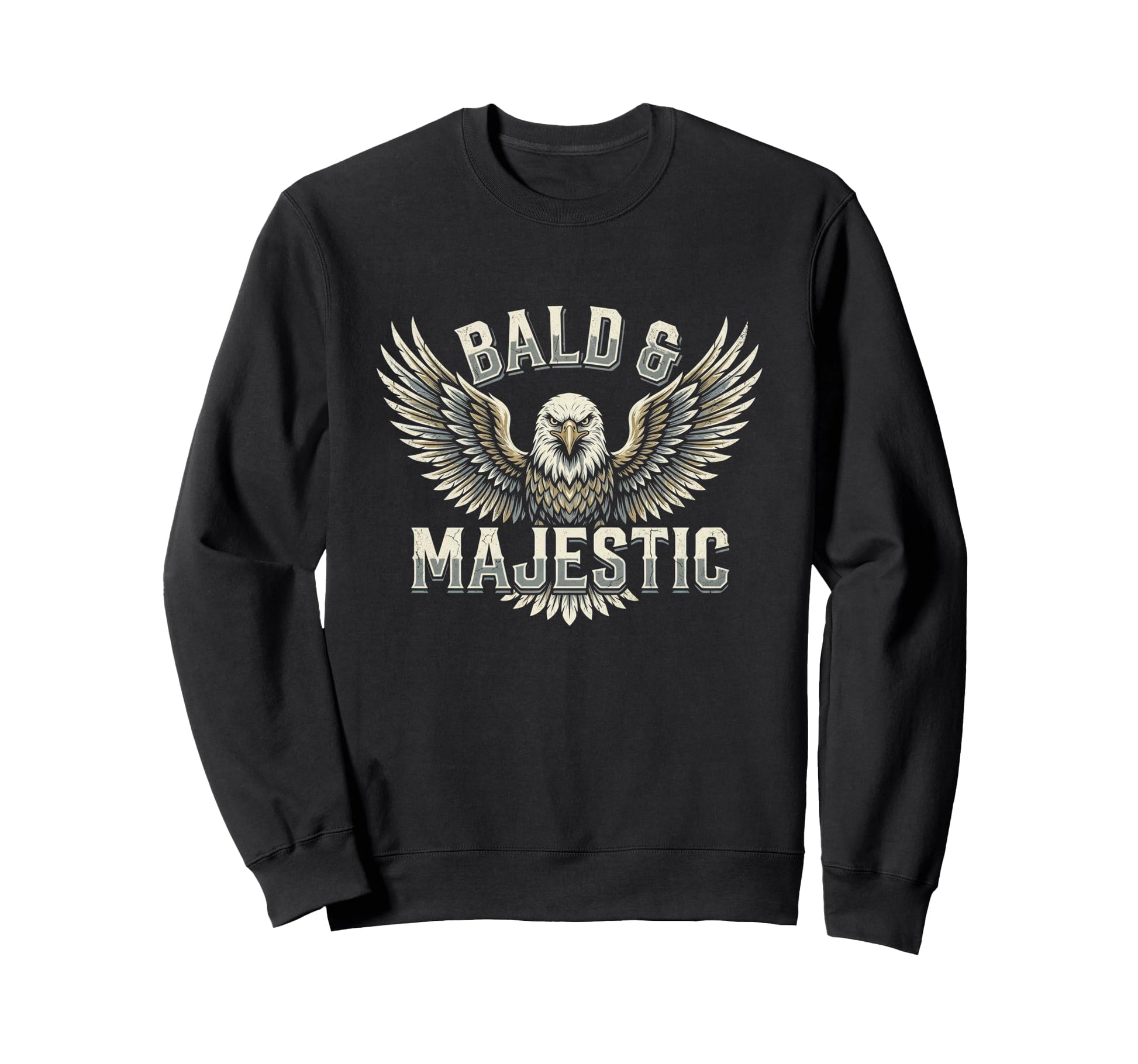 Bald Majestic Sexy Bald Guy Sweatshirt - Casual Everyday Wear for Adults - T-Shirt, Sweatshirt, Hoodie