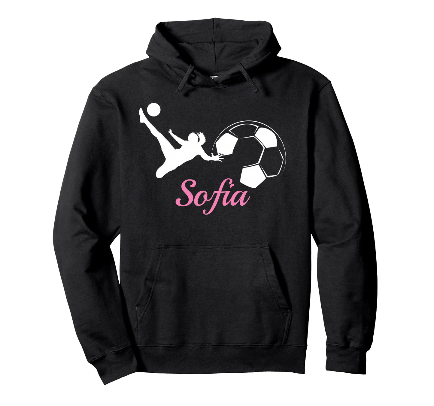 Sofia Name Gift Personalized Soccer Hoodie - Fun Novelty Design for Adults - T-Shirt, Sweatshirt, Hoodie