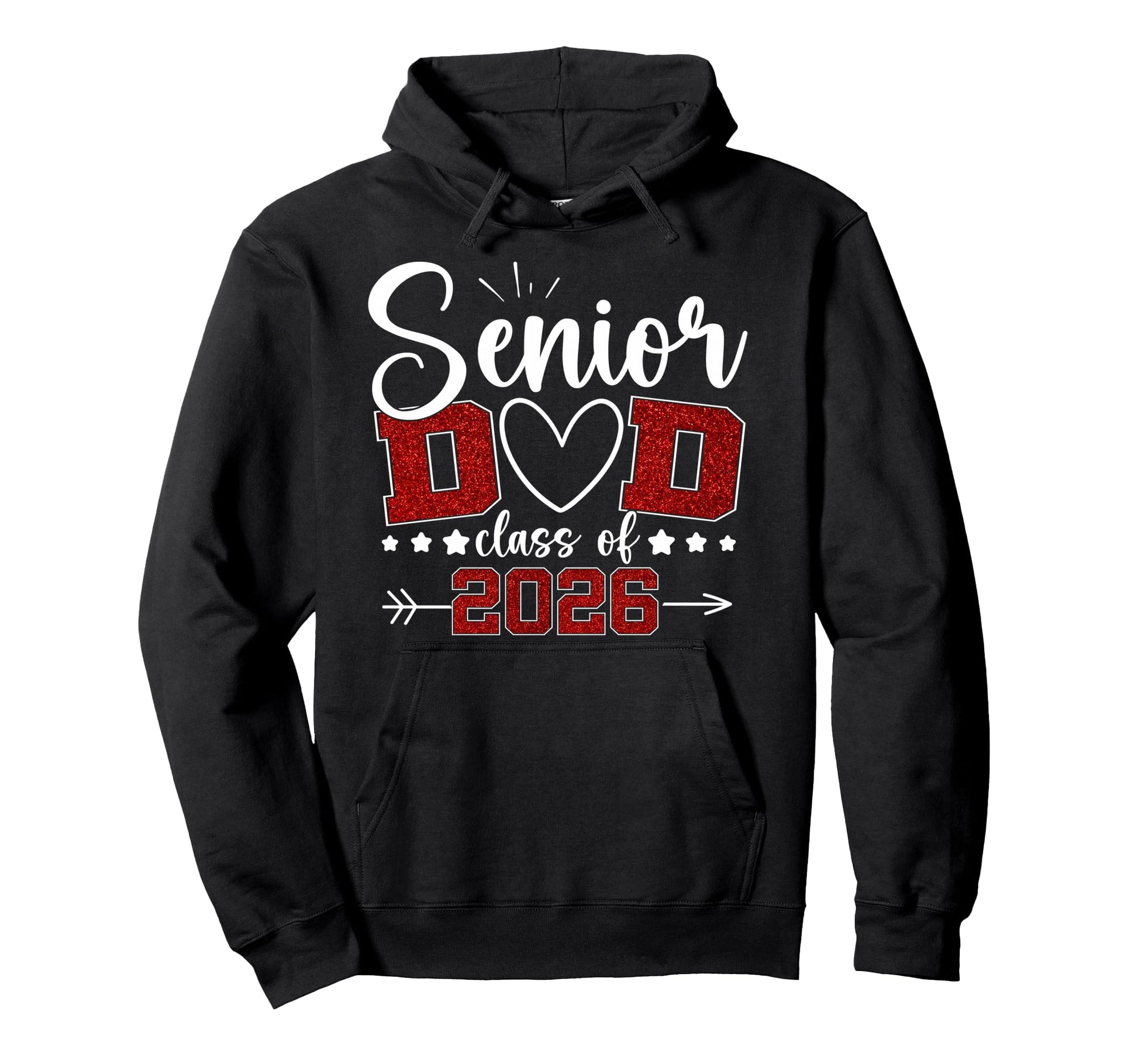 Senior Dad Class 2026 Proud Dad Senior Hoodie - Novelty Apparel for Adults - T-Shirt, Sweatshirt, Hoodie