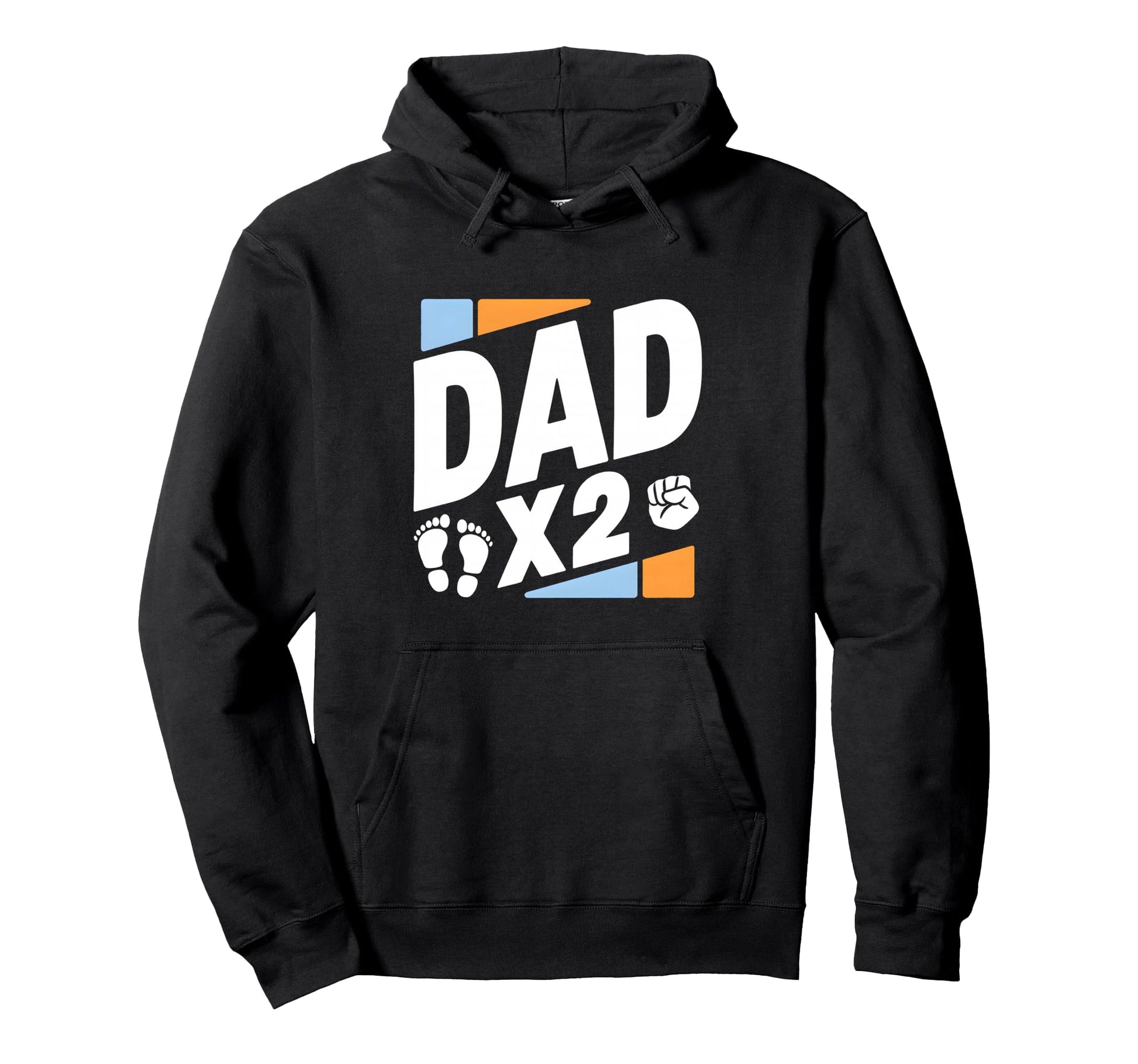 Dad X2 Twin Dad Father Pride Hoodie - Fun Novelty Design Men Women - T-Shirt, Sweatshirt, Hoodie