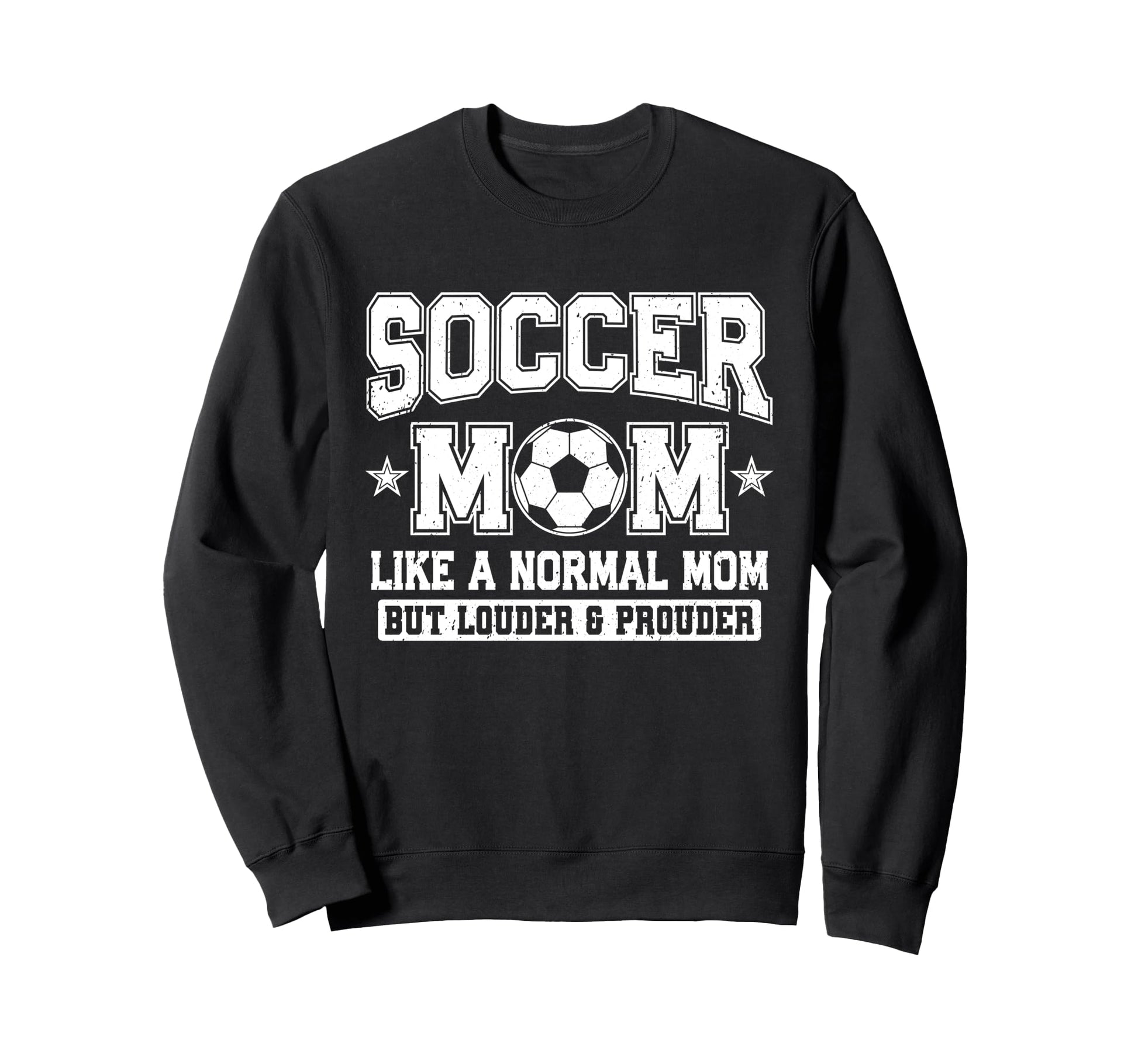 Soccer Mom Like Normal Mom But Sweatshirt - Aesthetic Graphic for Adults - T-Shirt, Sweatshirt, Hoodie