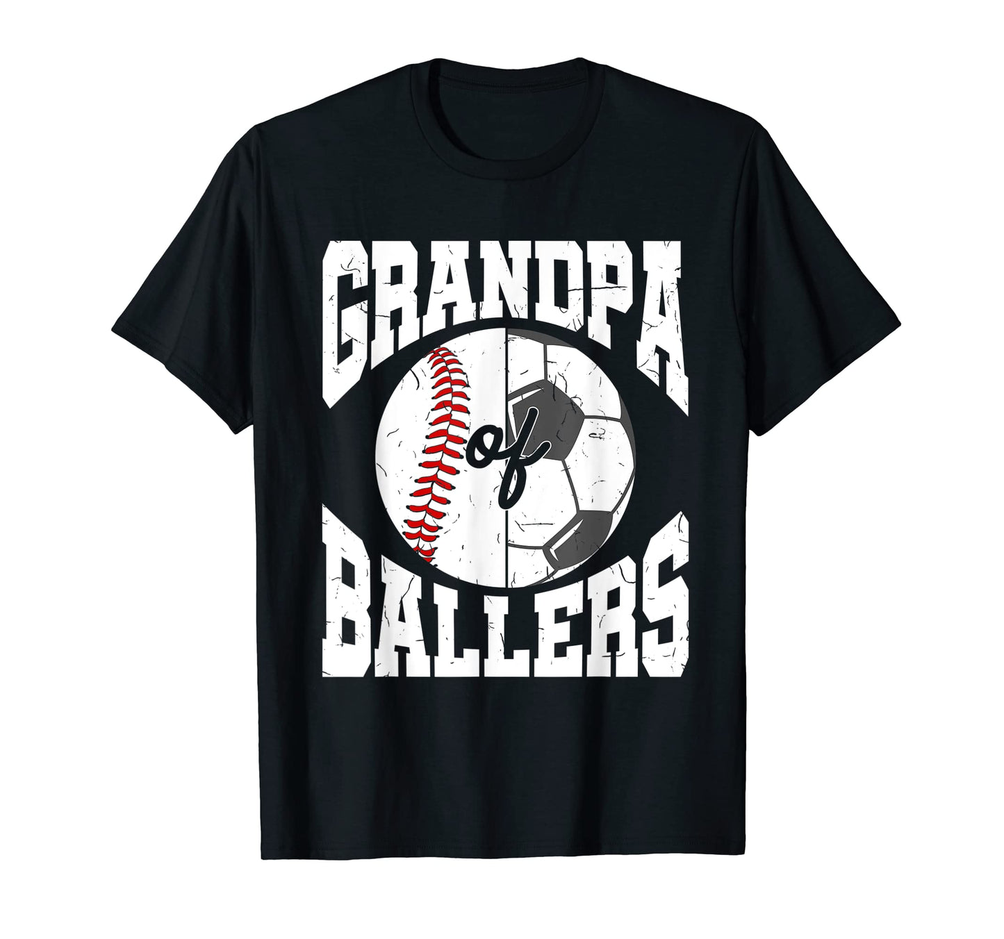 Mens Grandpa Ballers Ball Grandfather T-Shirt - Minimalist Print Men Women - T-Shirt, Sweatshirt, Hoodie
