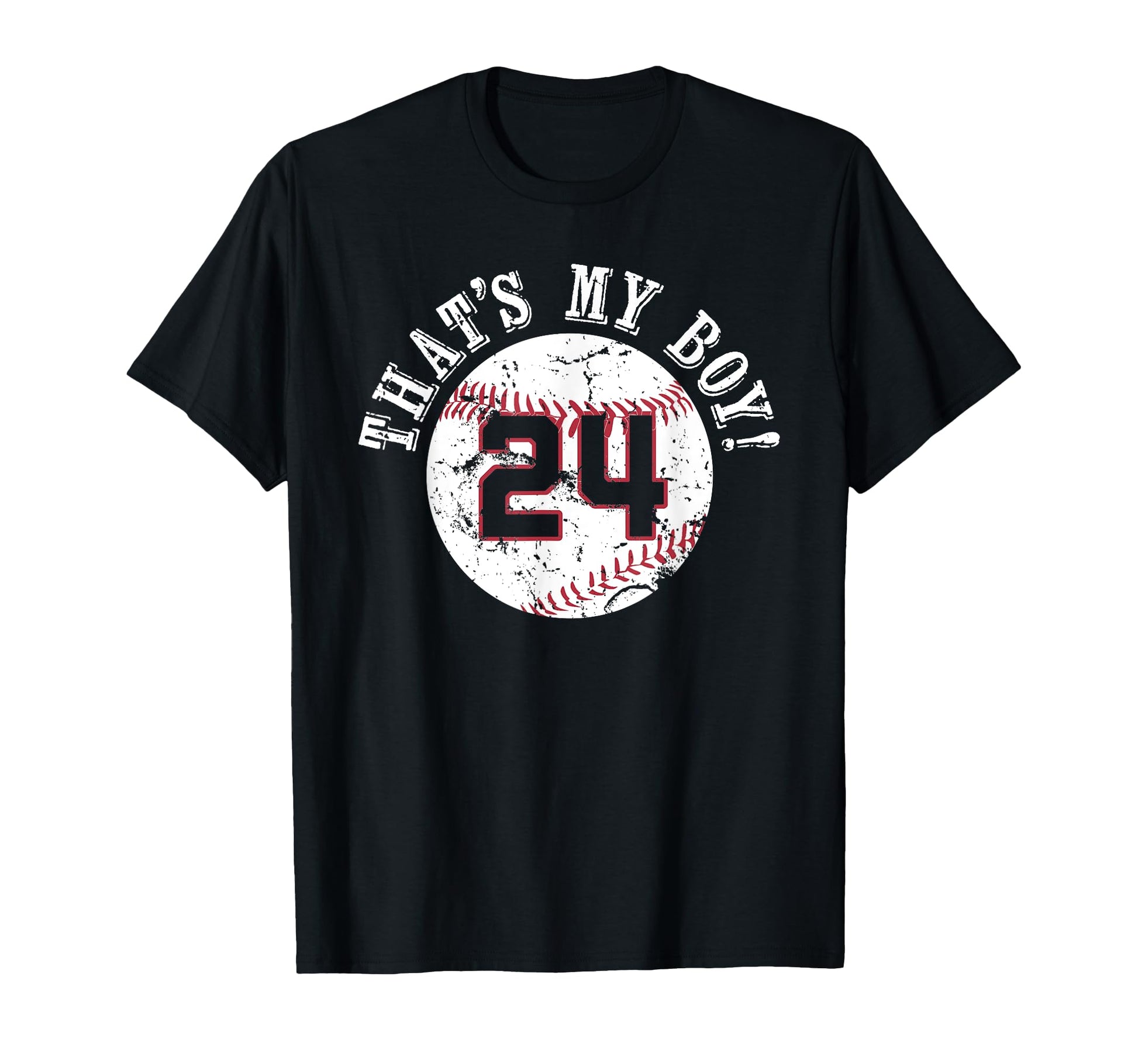 Unique Thats My 24 Baseball Player Mom T-Shirt - Minimalist Print Unisex - T-Shirt, Sweatshirt, Hoodie