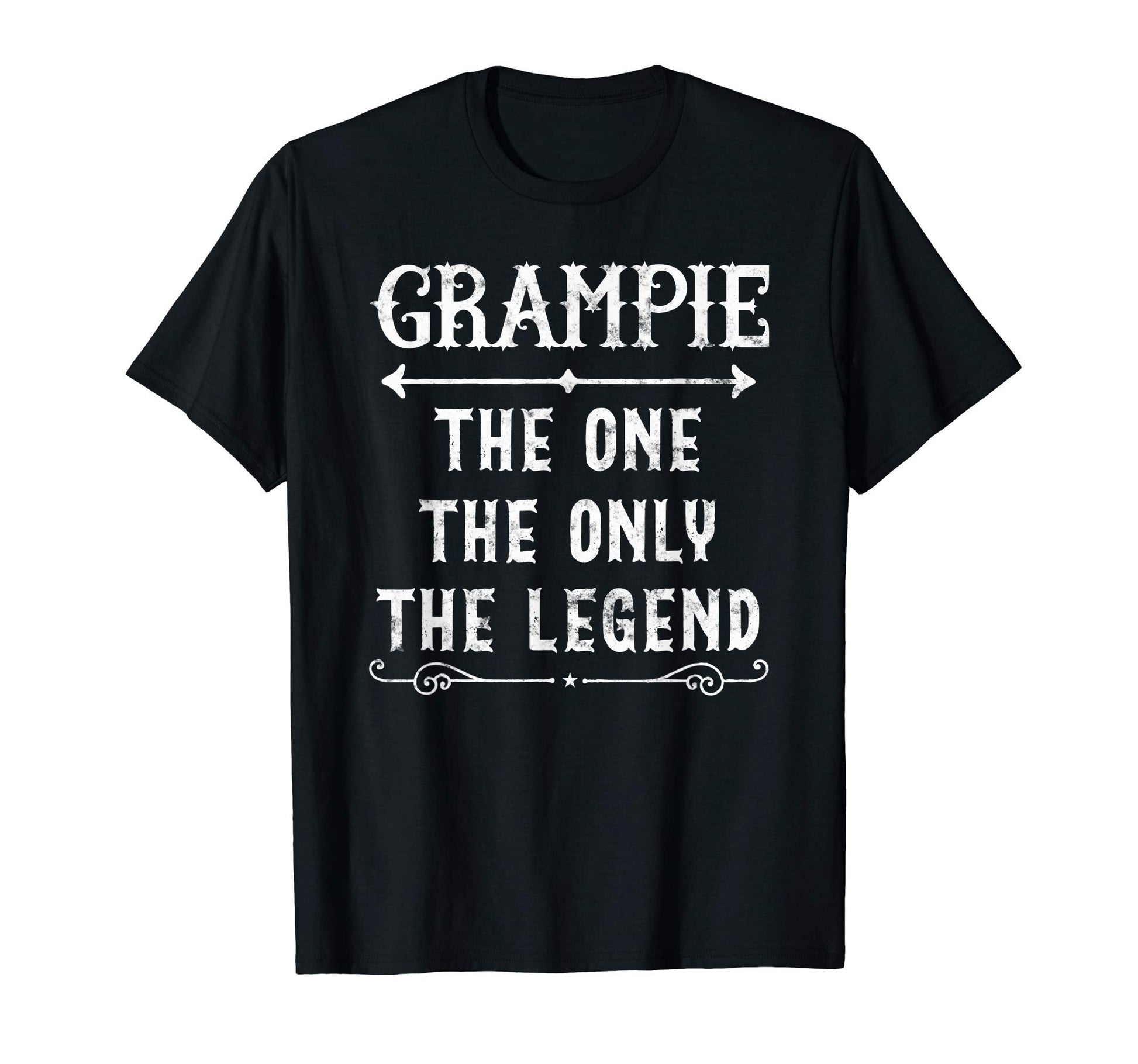 Grampie One Only Legend Fathers Day Gift T-Shirt - Minimalist Print Unisex - T-Shirt, Sweatshirt, Hoodie