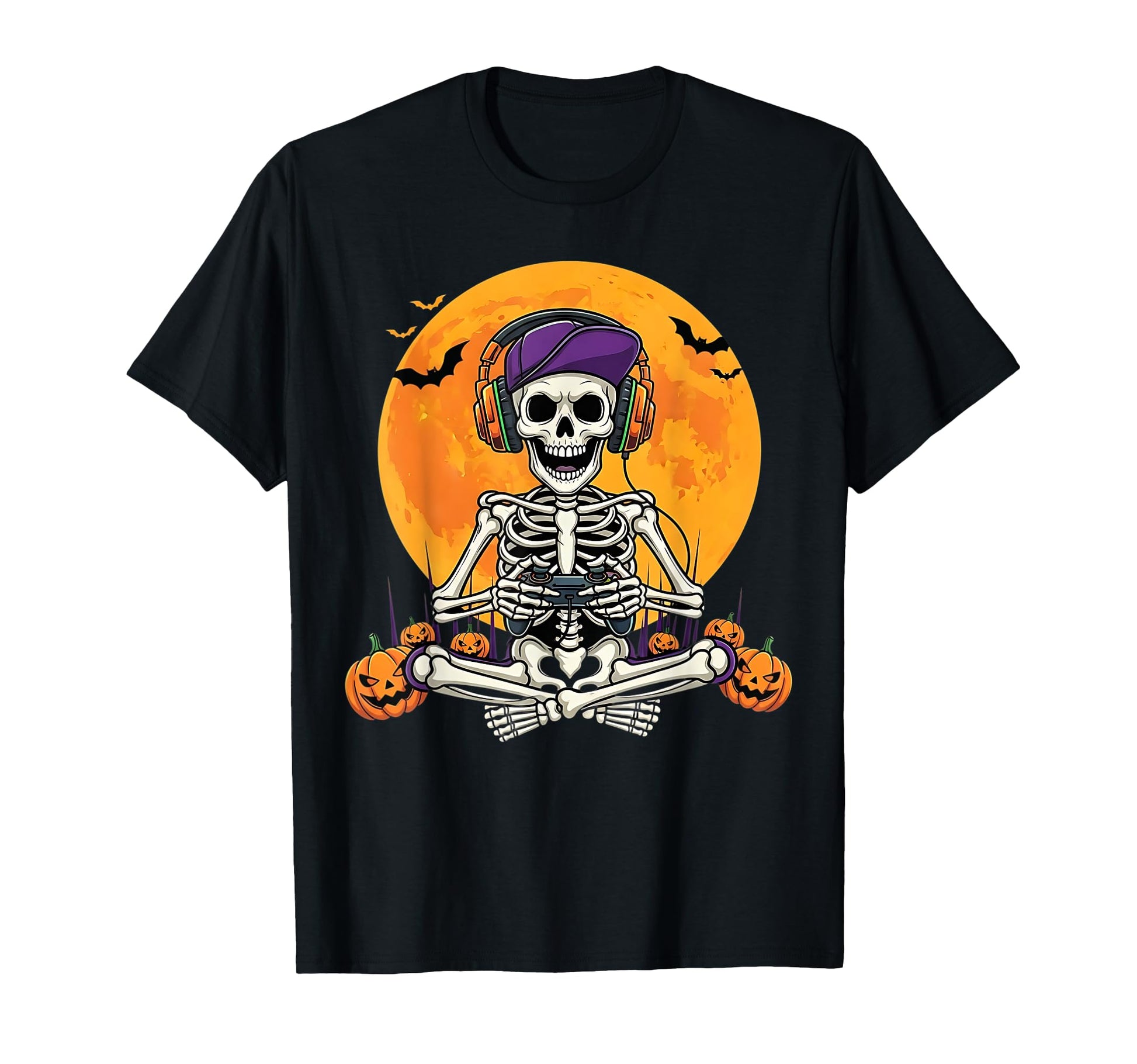 Gamers Gaming Skeleton Gamer Dad T-Shirt - Streetwear Style Men Women - T-Shirt, Sweatshirt, Hoodie