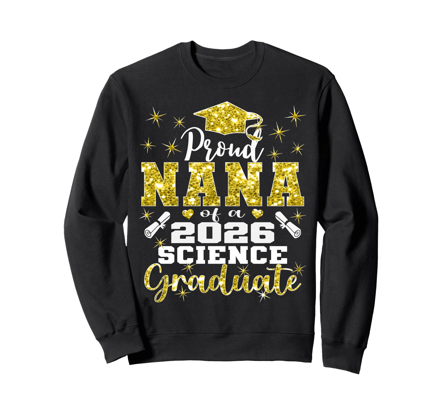 Proud Homie 2026 Science Graduate Sweatshirt - Novelty Apparel Unisex - T-Shirt, Sweatshirt, Hoodie