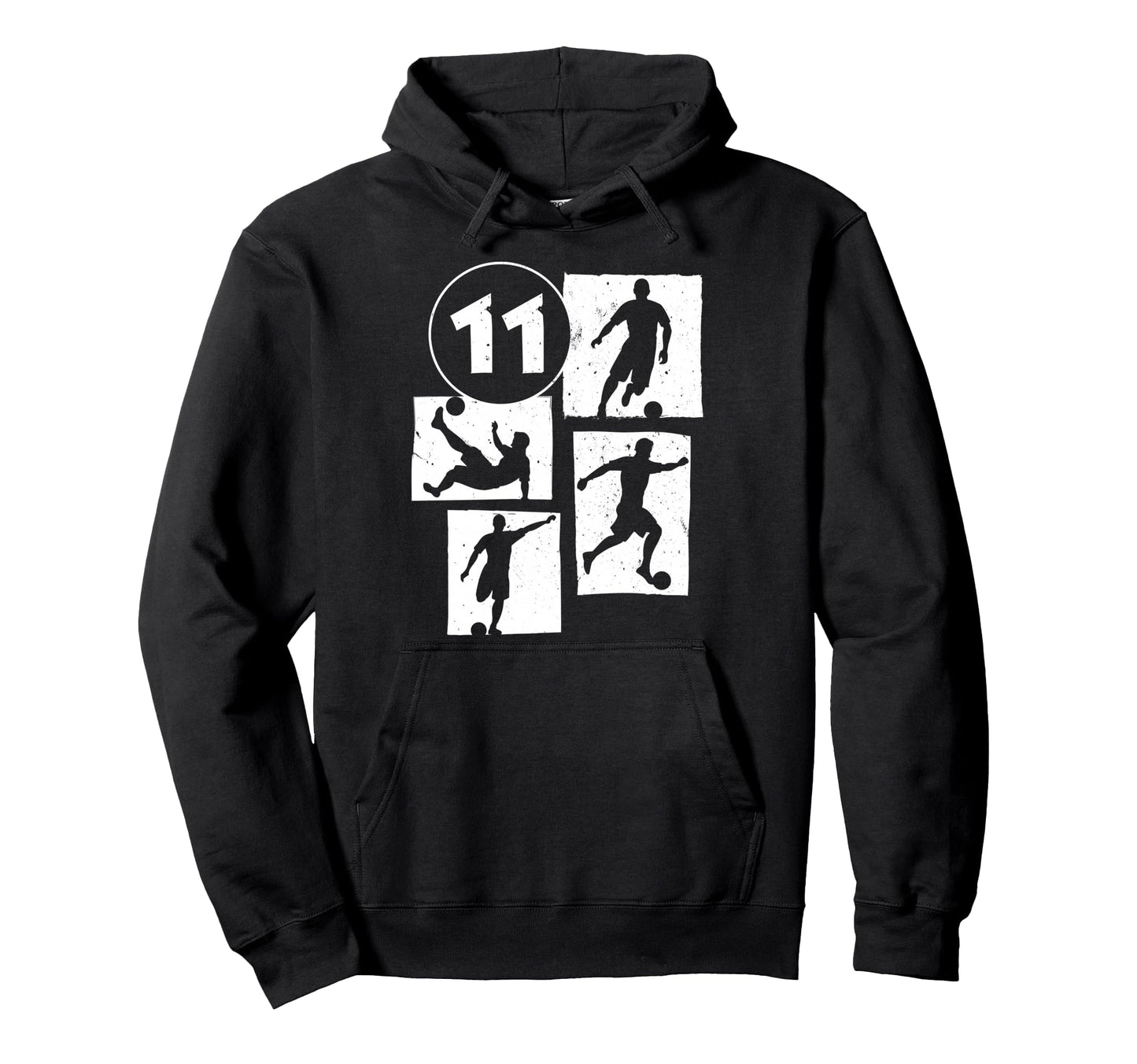 11Th Birthday Soccer Player Football 11 Hoodie - Minimalist Print Unisex - T-Shirt, Sweatshirt, Hoodie