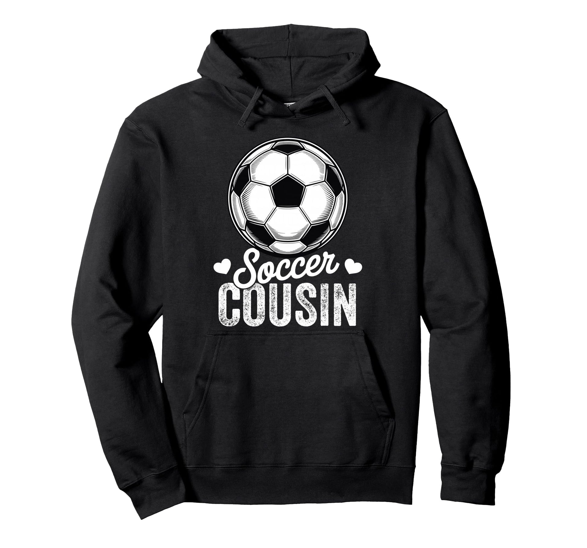 Funny Soccer Cousin Mothers Day Hoodie - Aesthetic Graphic for Adults - T-Shirt, Sweatshirt, Hoodie