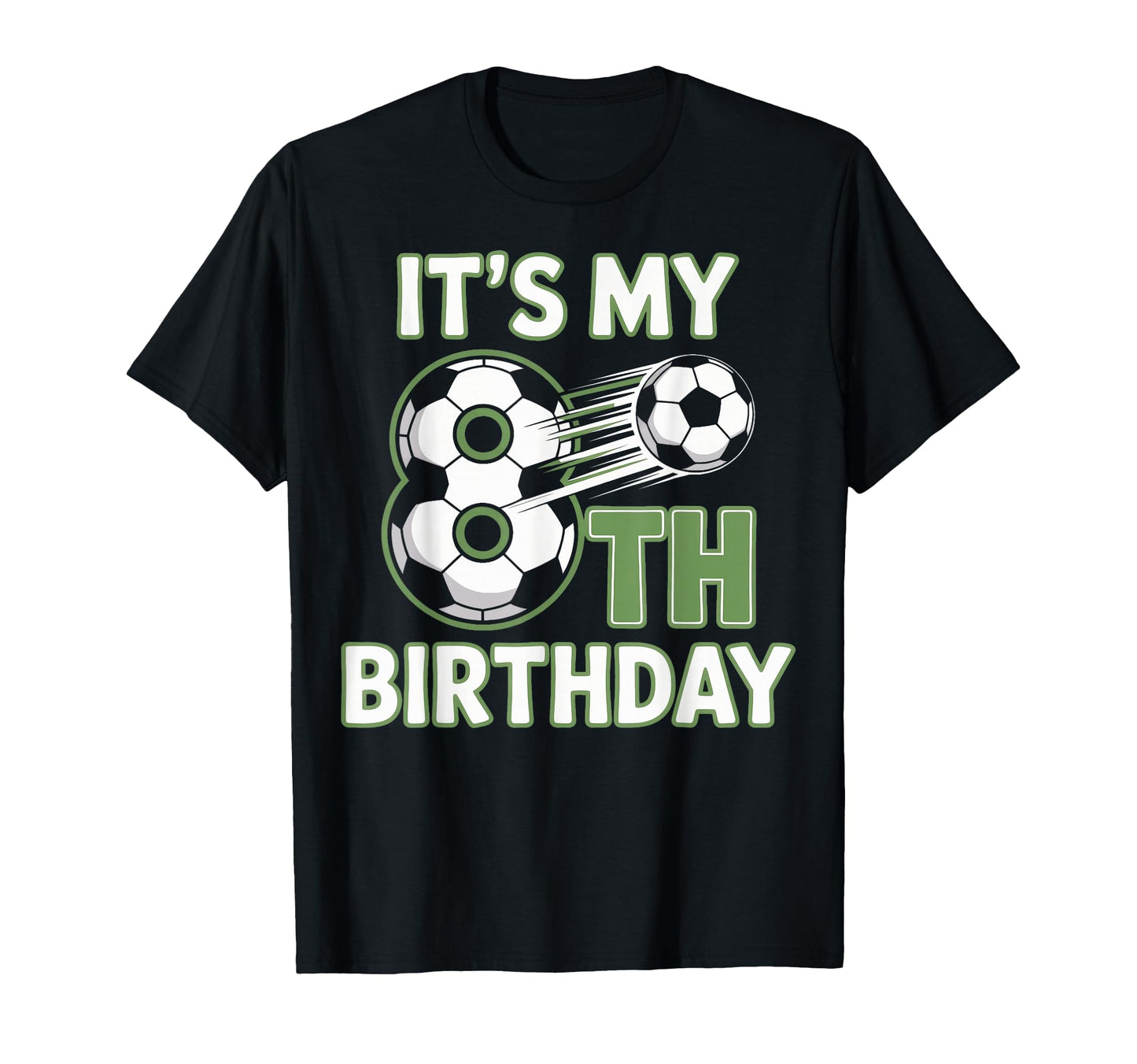 Soccer Birthday Party Eighth Year T-Shirt - Streetwear Style for Adults - T-Shirt, Sweatshirt, Hoodie