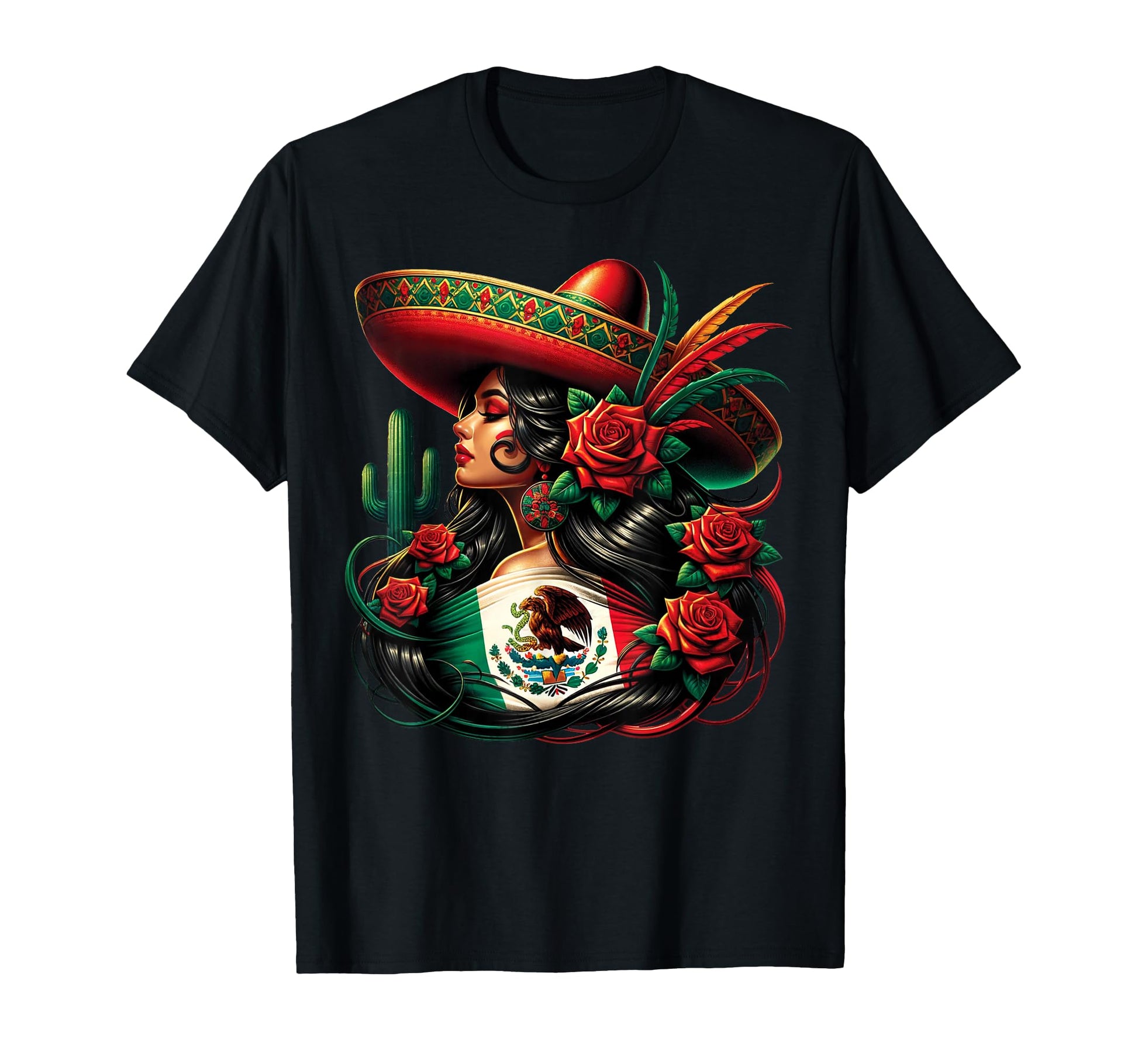 Mexico Flag Mexican Hispanic Siesta T-Shirt - Trendy Graphic Men Women - T-Shirt, Sweatshirt, Hoodie