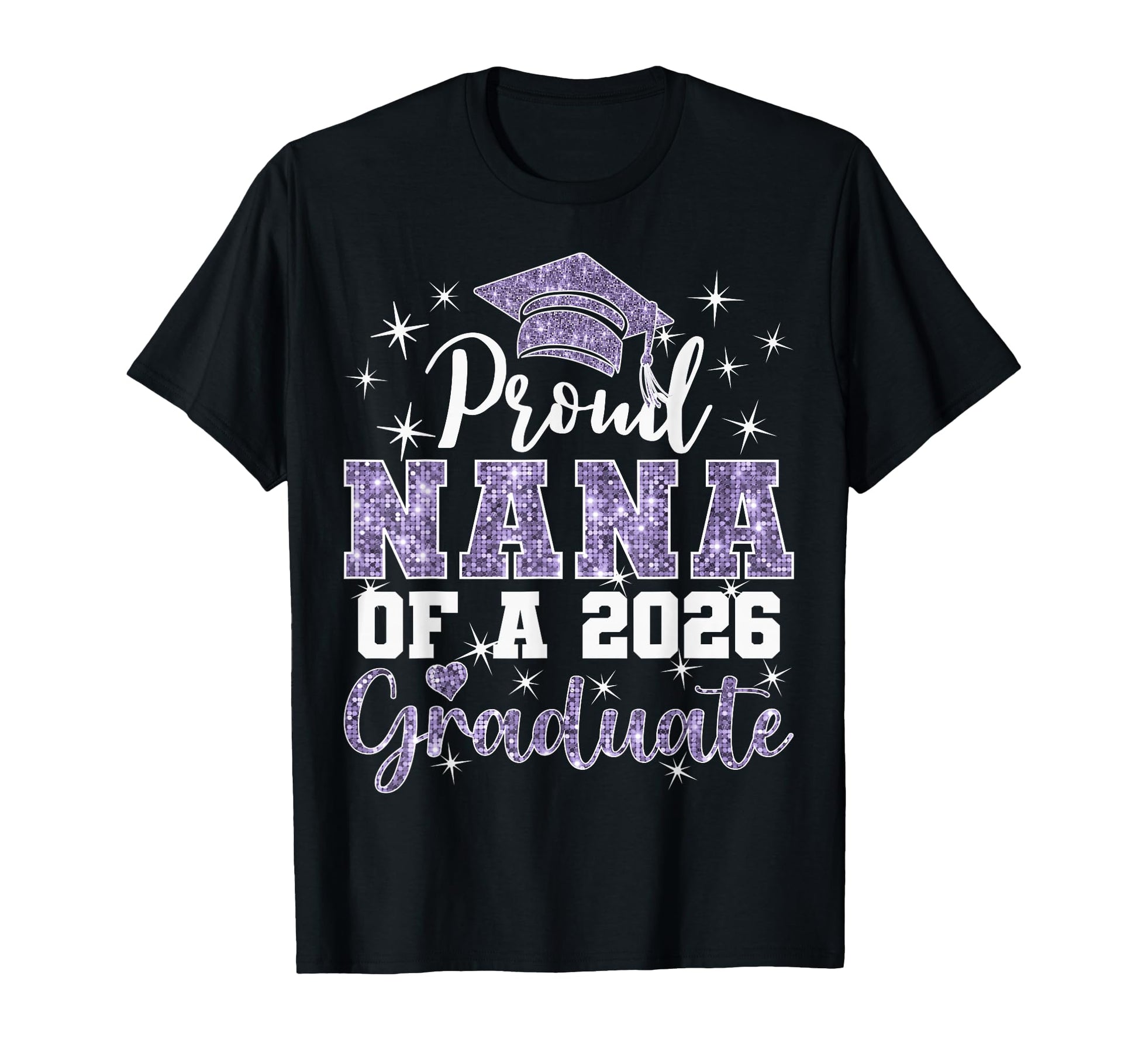 Super Proud Nana 2026 Graduate Senior T-Shirt - Custom Art Print Men Women - T-Shirt, Sweatshirt, Hoodie