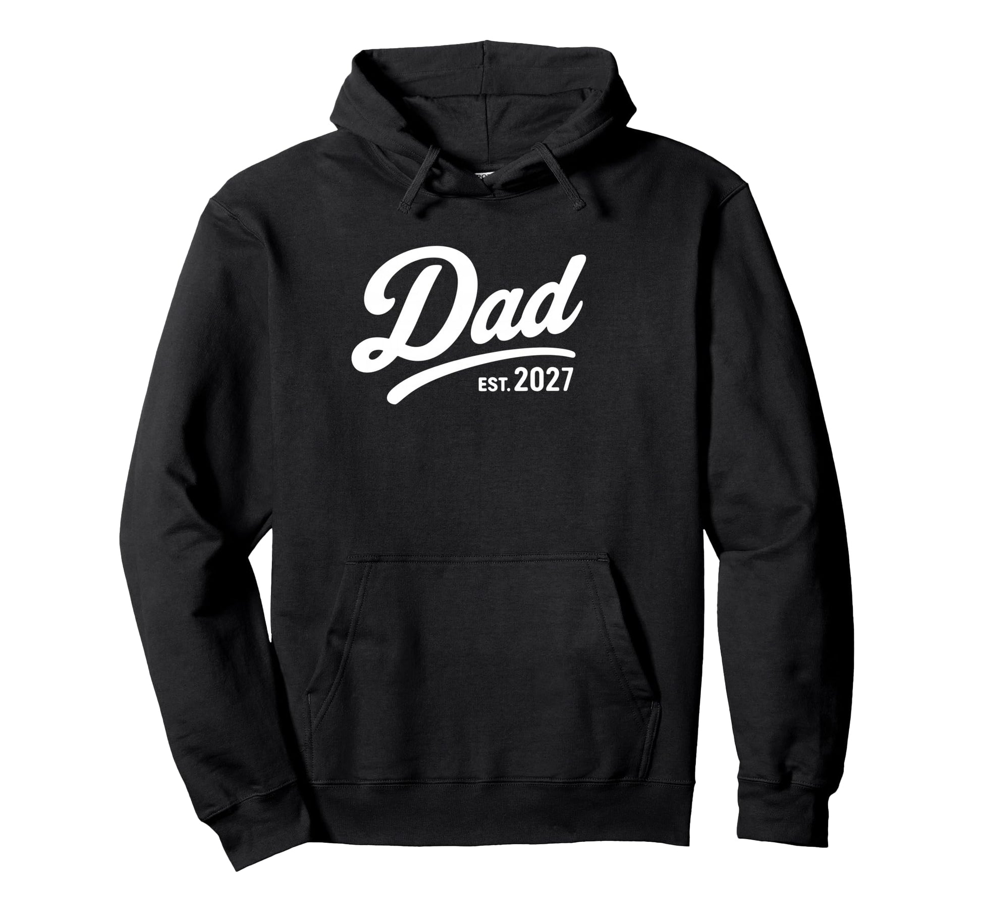 Promoted To Dad Est 2027 Fathers First Hoodie - Novelty Apparel for Adults - T-Shirt, Sweatshirt, Hoodie