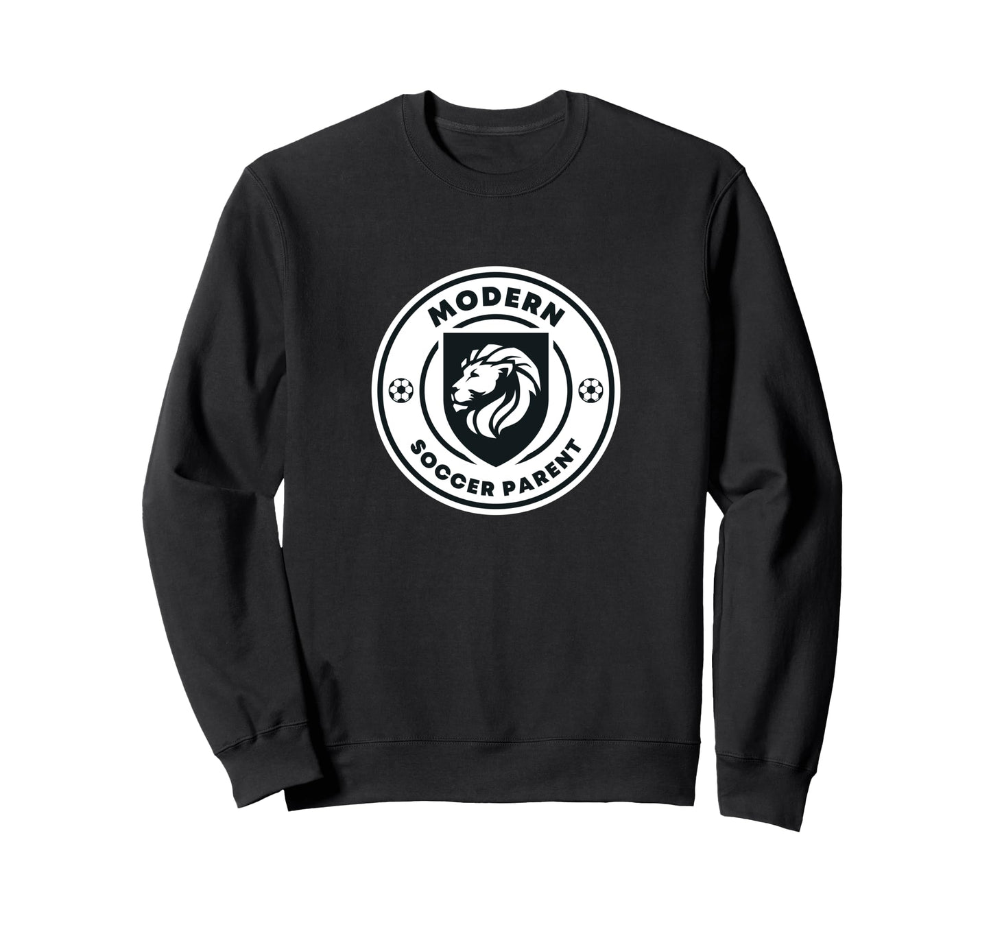 Modern Soccer Parent Lion Logo Sweatshirt - Fun Novelty Design Men Women - T-Shirt, Sweatshirt, Hoodie