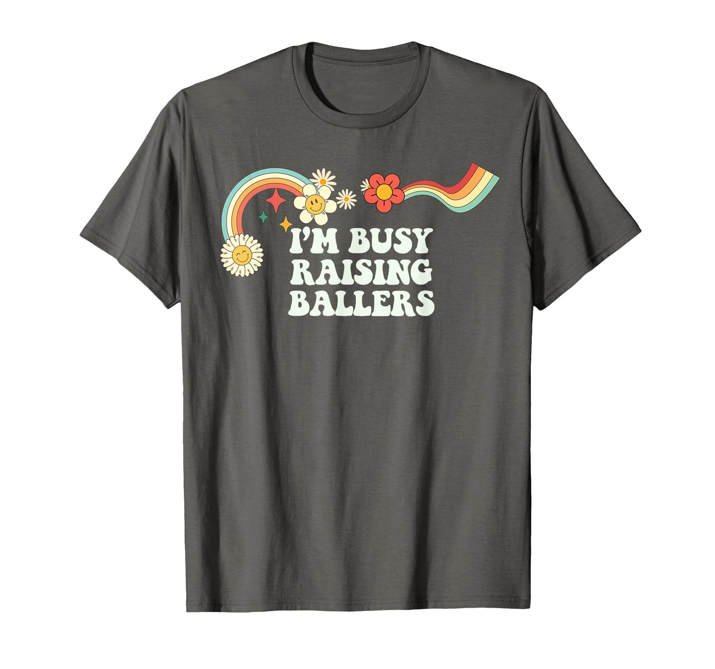 Groovy Script Funny Im Busy Raising T-Shirt - Unique Graphic Men Women - T-Shirt, Sweatshirt, Hoodie