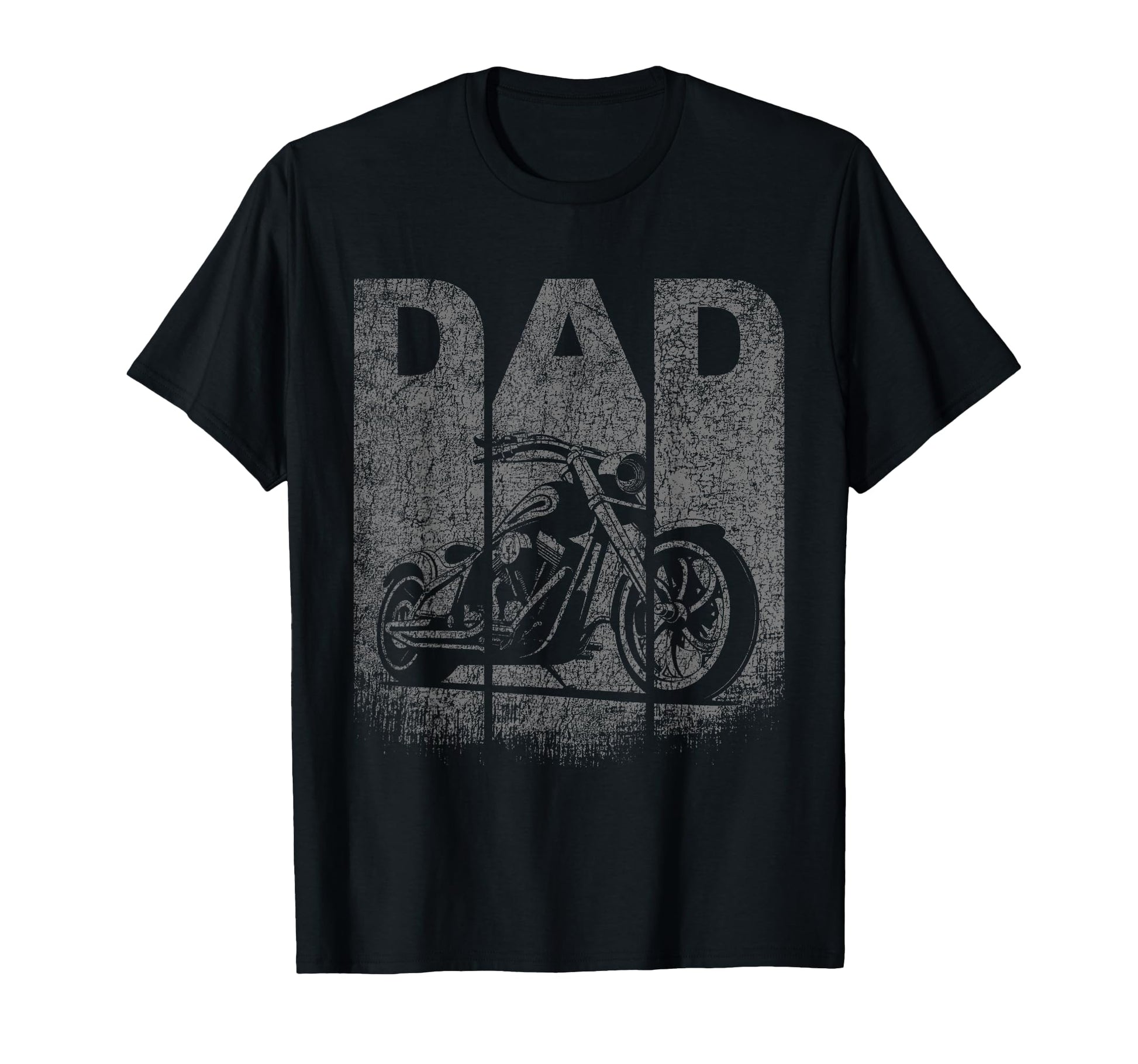Motorcycle Dad Fathers Day T-Shirt - Aesthetic Graphic for Adults - T-Shirt, Sweatshirt, Hoodie