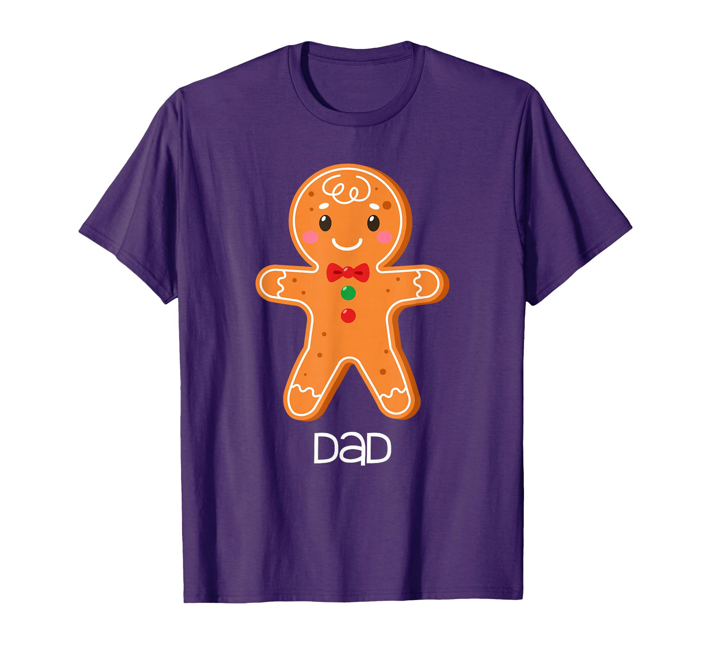 Gingerbread Dad Matching Pajamas Family T-Shirt - Graphic Print for Adults - T-Shirt, Sweatshirt, Hoodie