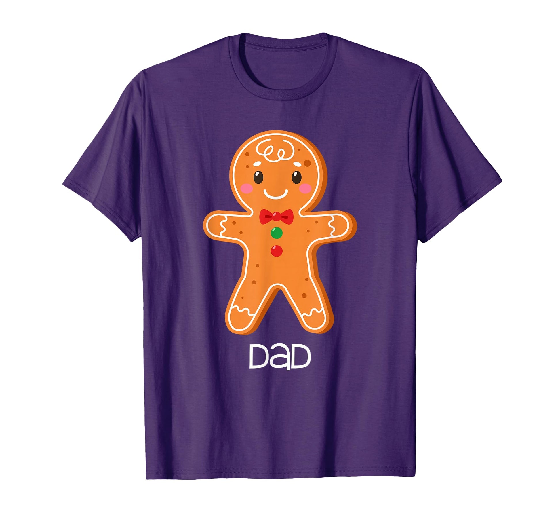 Gingerbread Dad Matching Pajamas Family T-Shirt - Graphic Print for Adults - T-Shirt, Sweatshirt, Hoodie