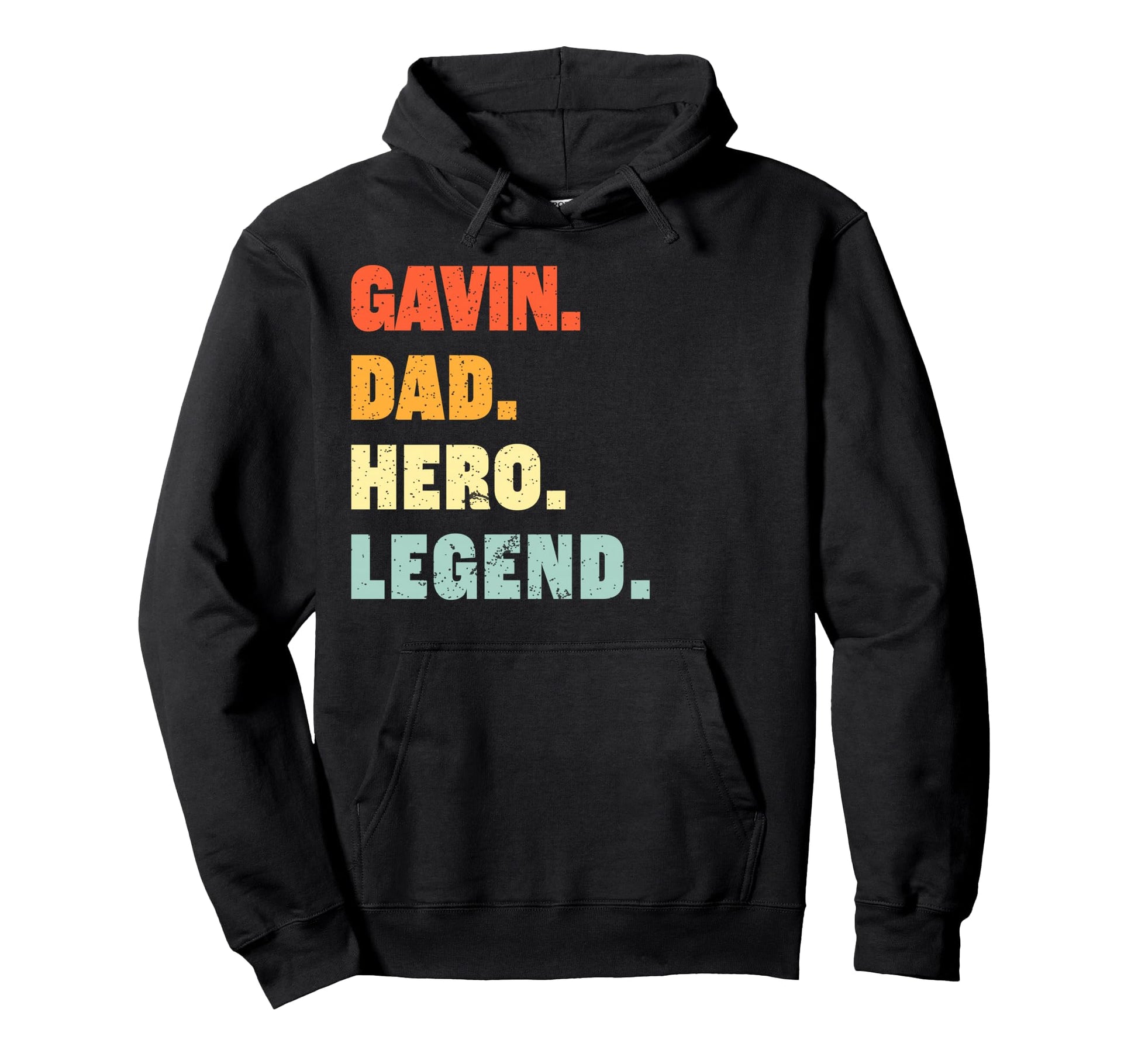 Gavin Dad Hero Legend Personalized Custom Hoodie - Novelty Apparel Unisex - T-Shirt, Sweatshirt, Hoodie