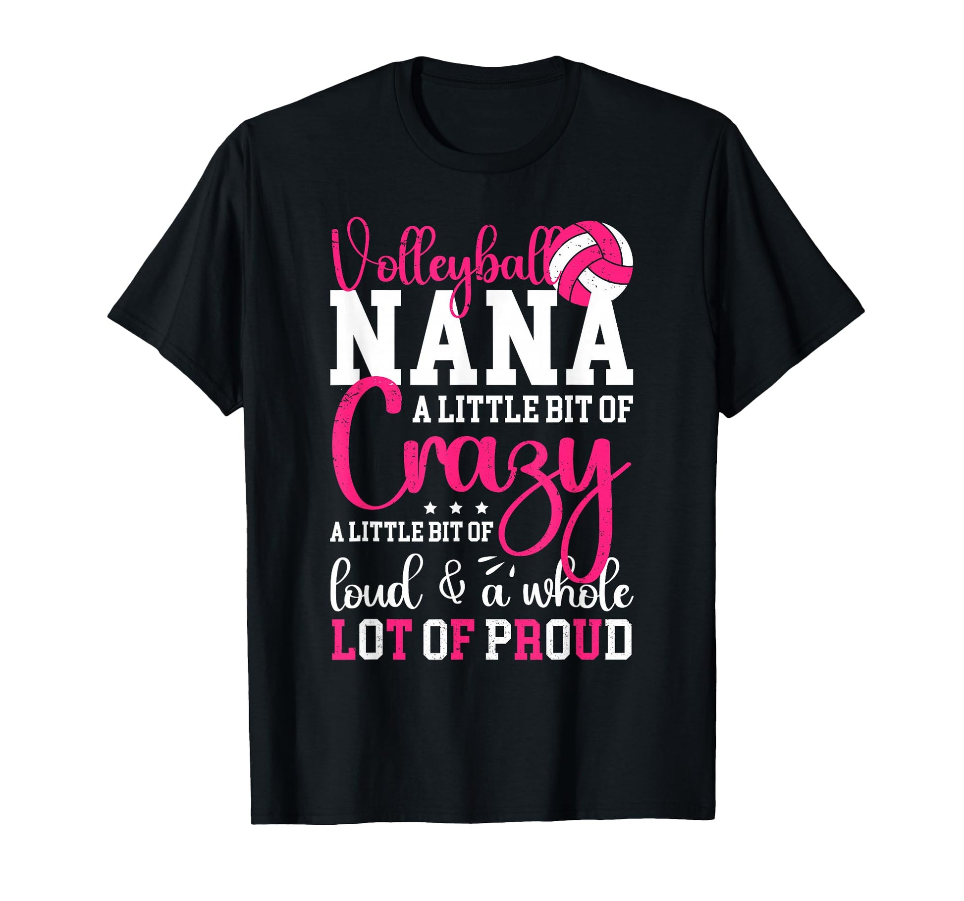 Volleyball Nana Proud Nana Volleyball T-Shirt - Novelty Apparel Men Women - T-Shirt, Sweatshirt, Hoodie