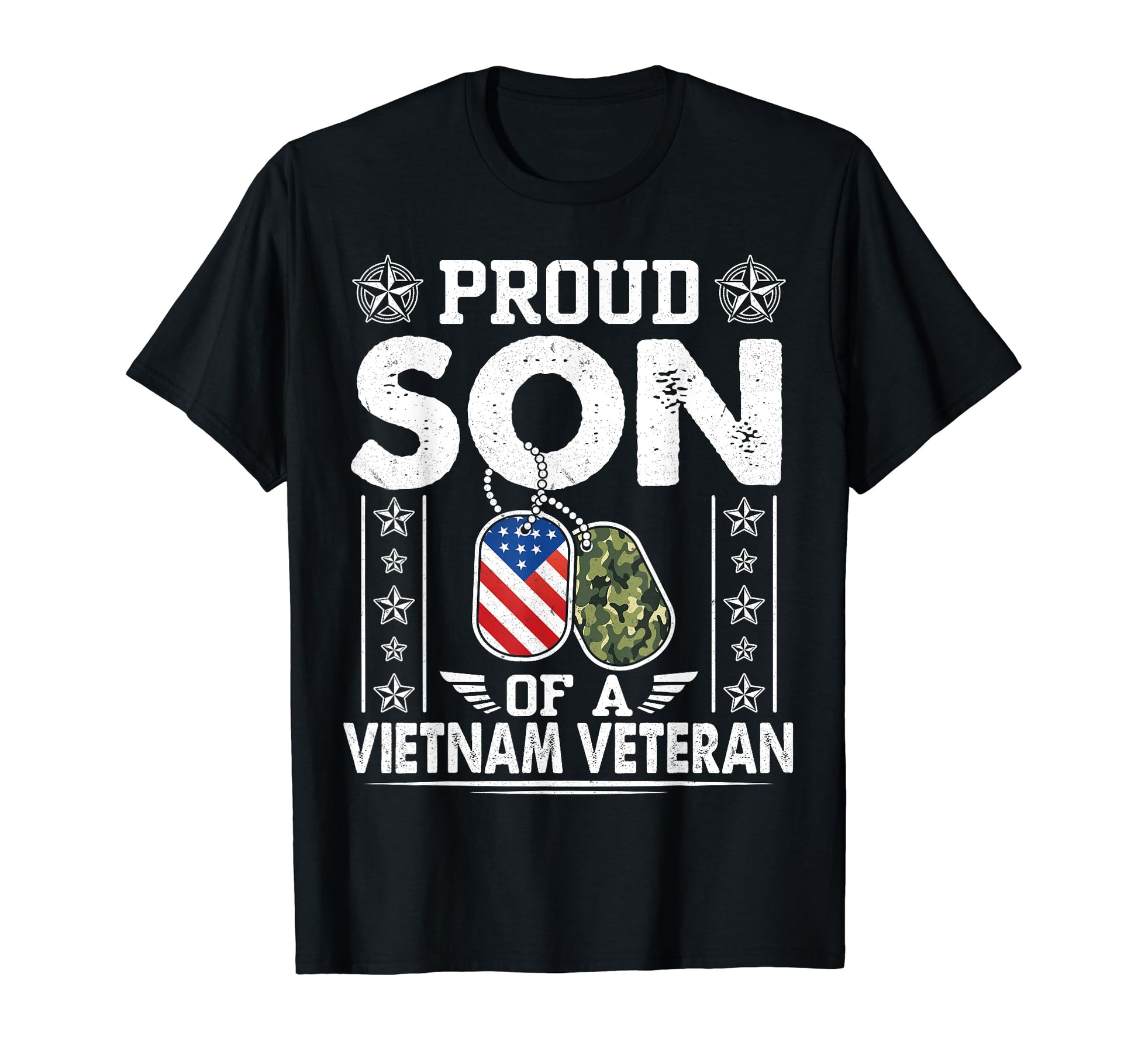 Lovely Proud Son Vietnam Veteran T-Shirt - Casual Everyday Wear for Adults - T-Shirt, Sweatshirt, Hoodie
