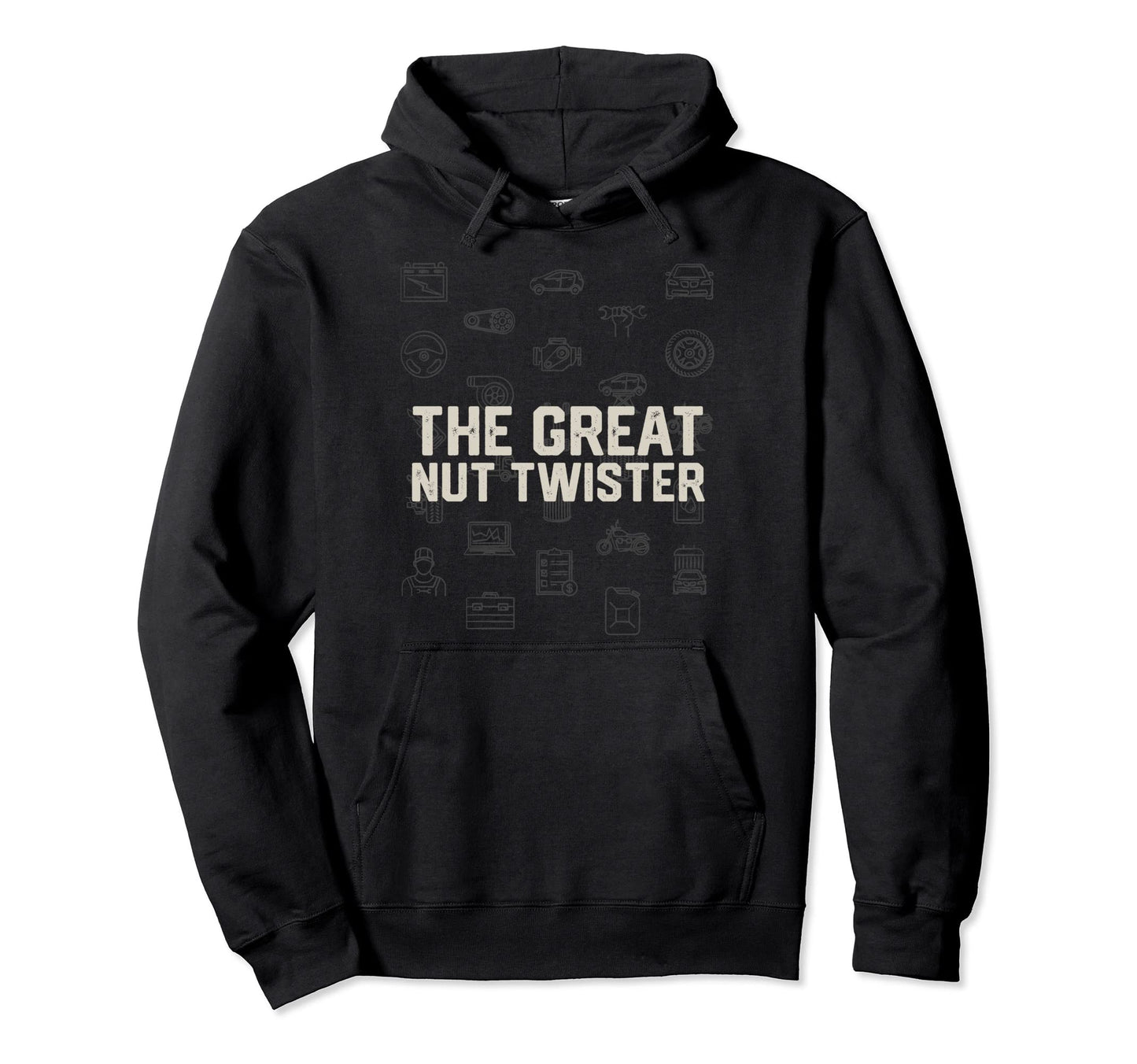 Great Nut Twister Mechanic Hoodie - Casual Everyday Wear for Adults - T-Shirt, Sweatshirt, Hoodie