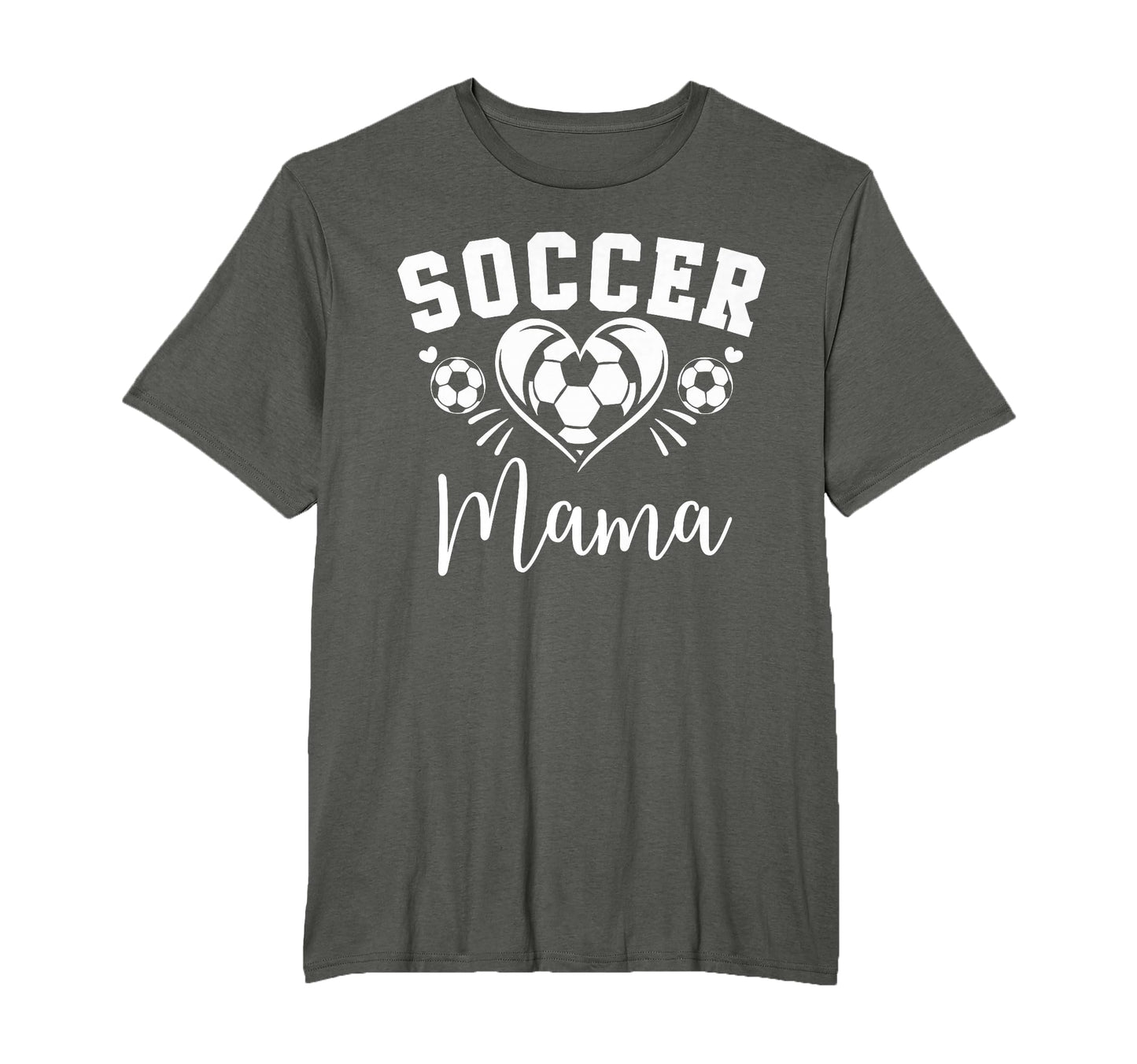 Soccer Mama Soccer Heart T-Shirt - Fun Novelty Design Unisex - T-Shirt, Sweatshirt, Hoodie