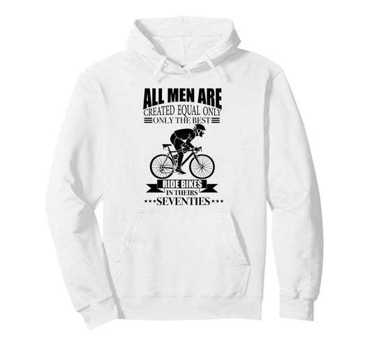All Are Created Equal Biking Cyclist Hoodie - Unique Graphic Men Women - T-Shirt, Sweatshirt, Hoodie