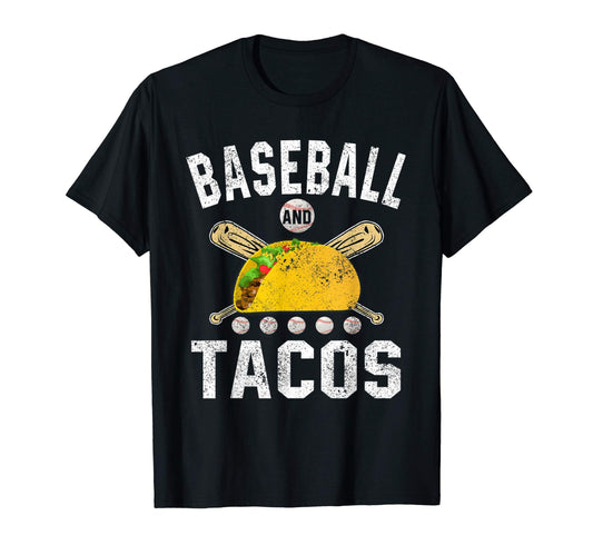 Baseball And Tacos Funny Cinco De Mayo T-Shirt - Trendy Graphic Men Women - T-Shirt, Sweatshirt, Hoodie