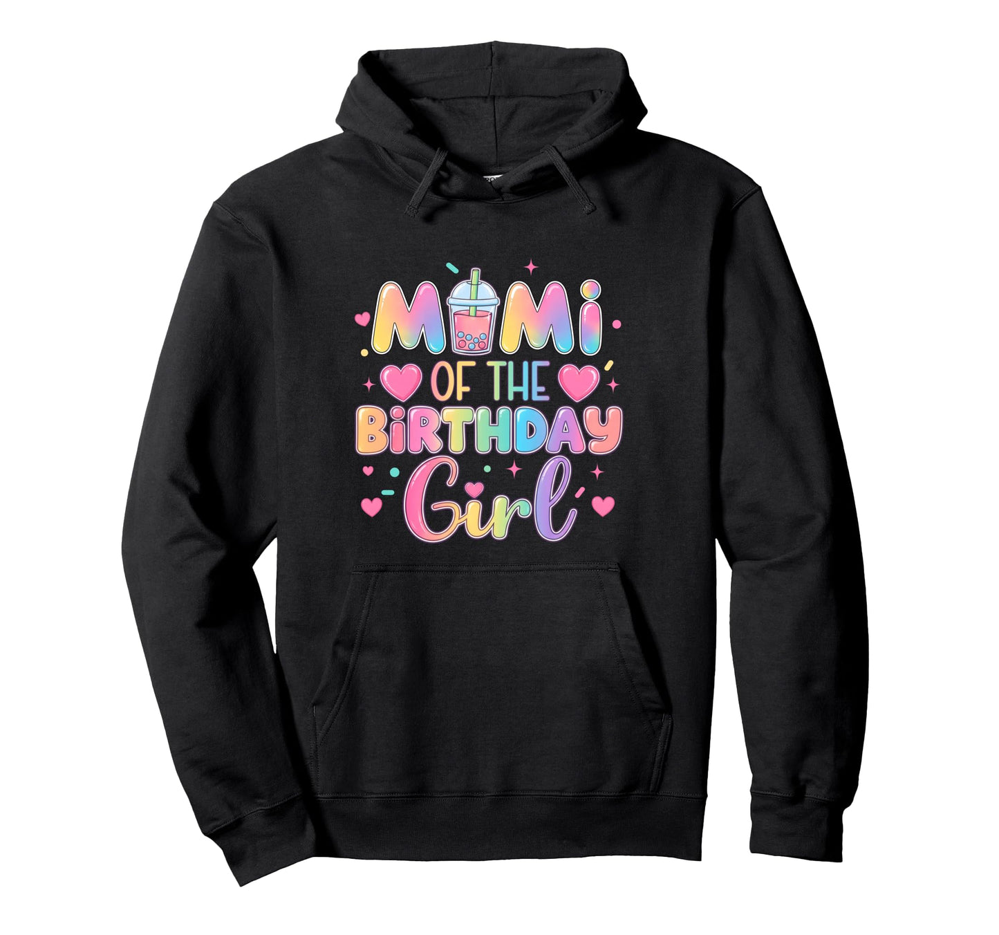 Mimi Birthday Bubble Boba Milk Tea Hoodie - Novelty Apparel for Adults - T-Shirt, Sweatshirt, Hoodie