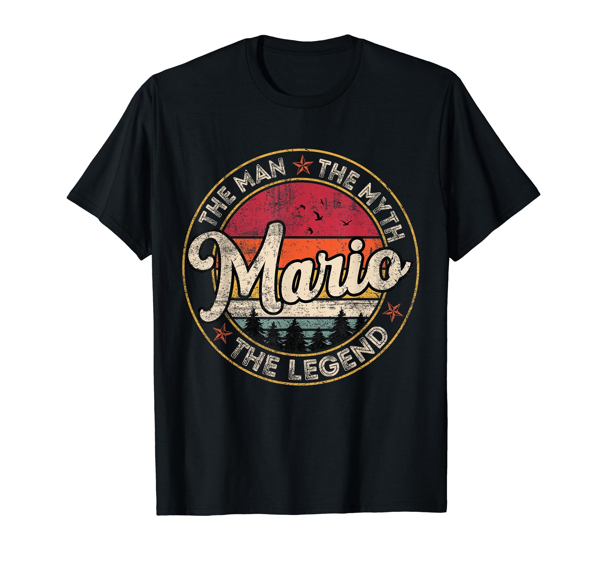Mario Myth Legend Personalized Name T-Shirt - Minimalist Print for Adults - T-Shirt, Sweatshirt, Hoodie