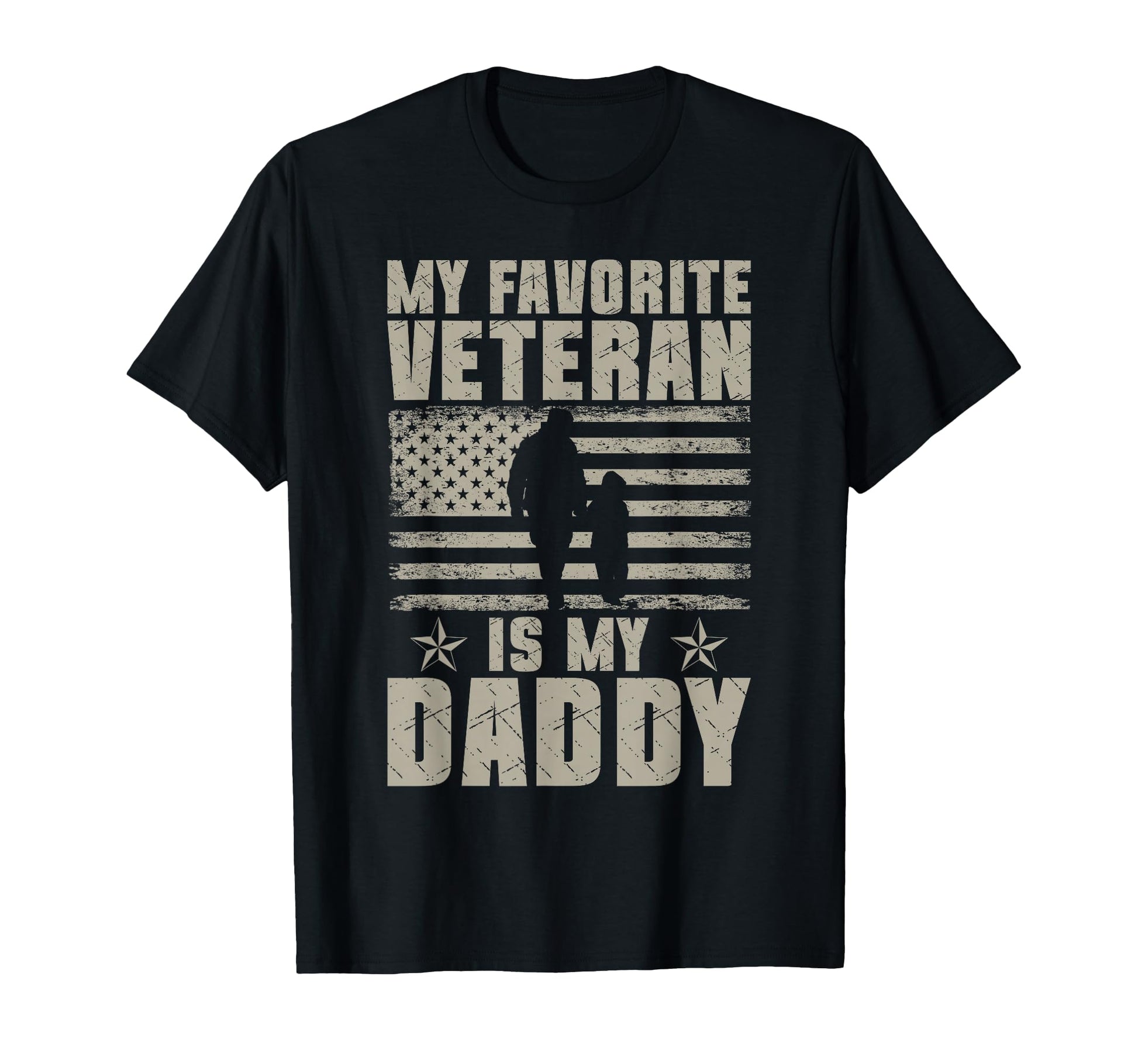 My Favorite Veteran Is My Daddy T-Shirt - Aesthetic Graphic Unisex - T-Shirt, Sweatshirt, Hoodie