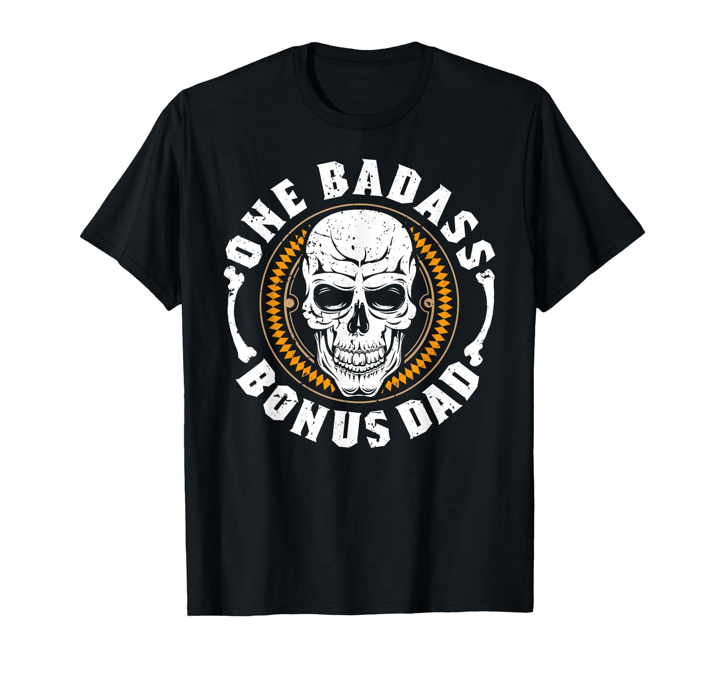 One Badass Bonus Dad Step Father Daddy T-Shirt - Aesthetic Graphic Unisex - T-Shirt, Sweatshirt, Hoodie