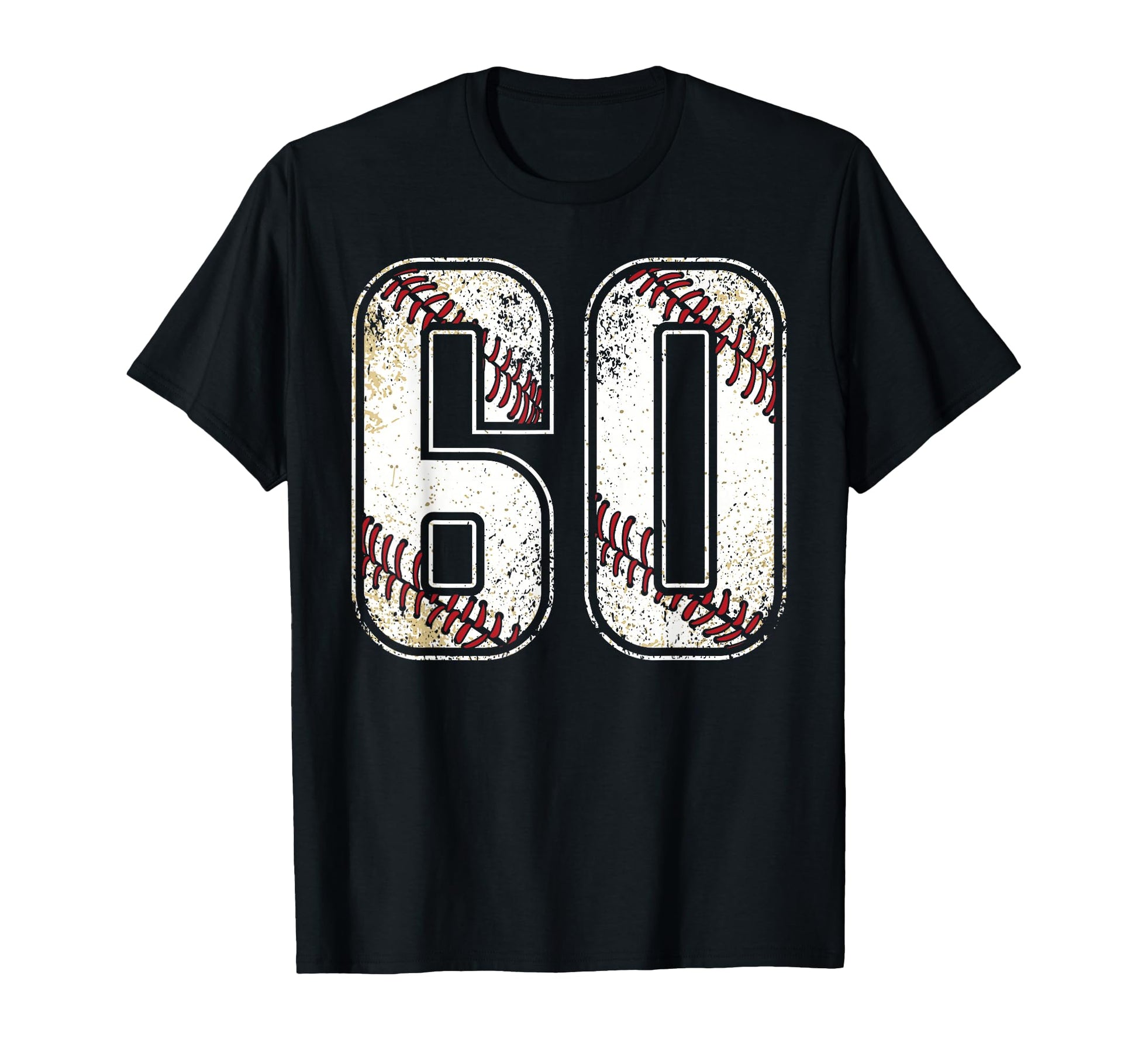60 Baseball Jersey Number 60 T-Shirt - Fun Novelty Design Men Women - T-Shirt, Sweatshirt, Hoodie