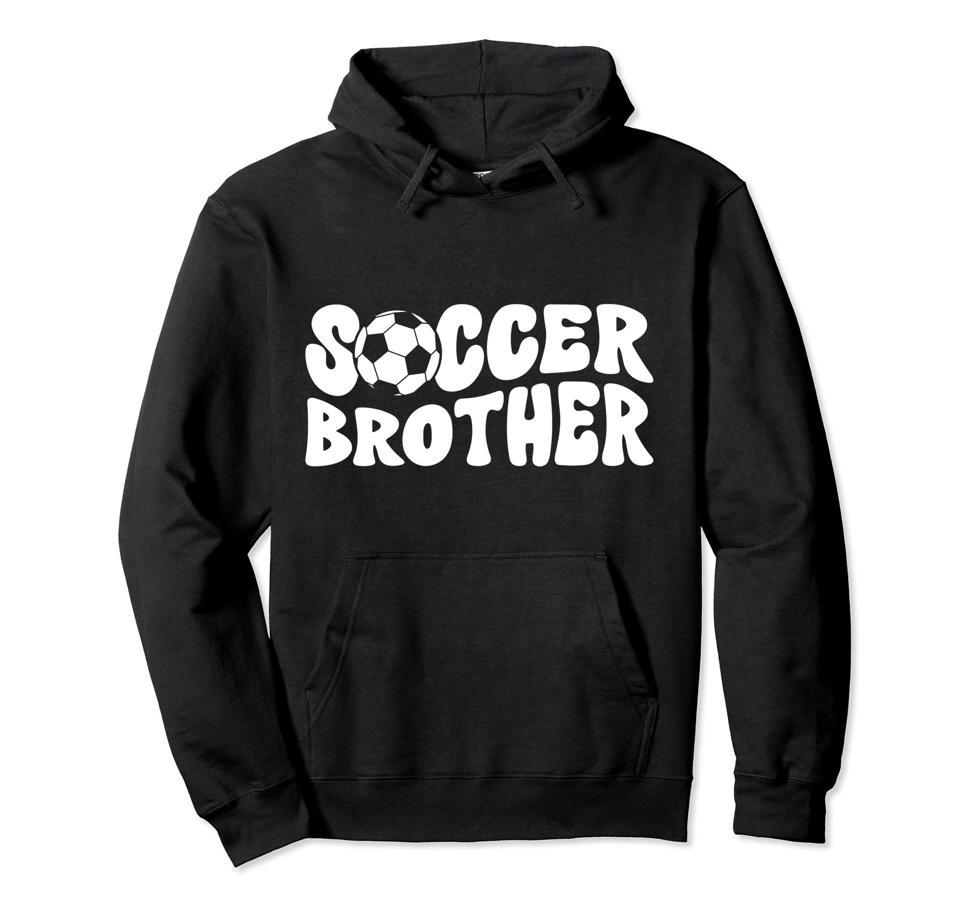 Soccer Brother Soccer Player Groovy Soccer Hoodie - Graphic Print Unisex - T-Shirt, Sweatshirt, Hoodie
