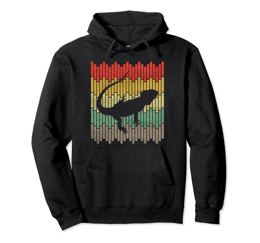 Art Bearded Dragon Dad Mom Pogona Hoodie - Graphic Print Unisex - T-Shirt, Sweatshirt, Hoodie