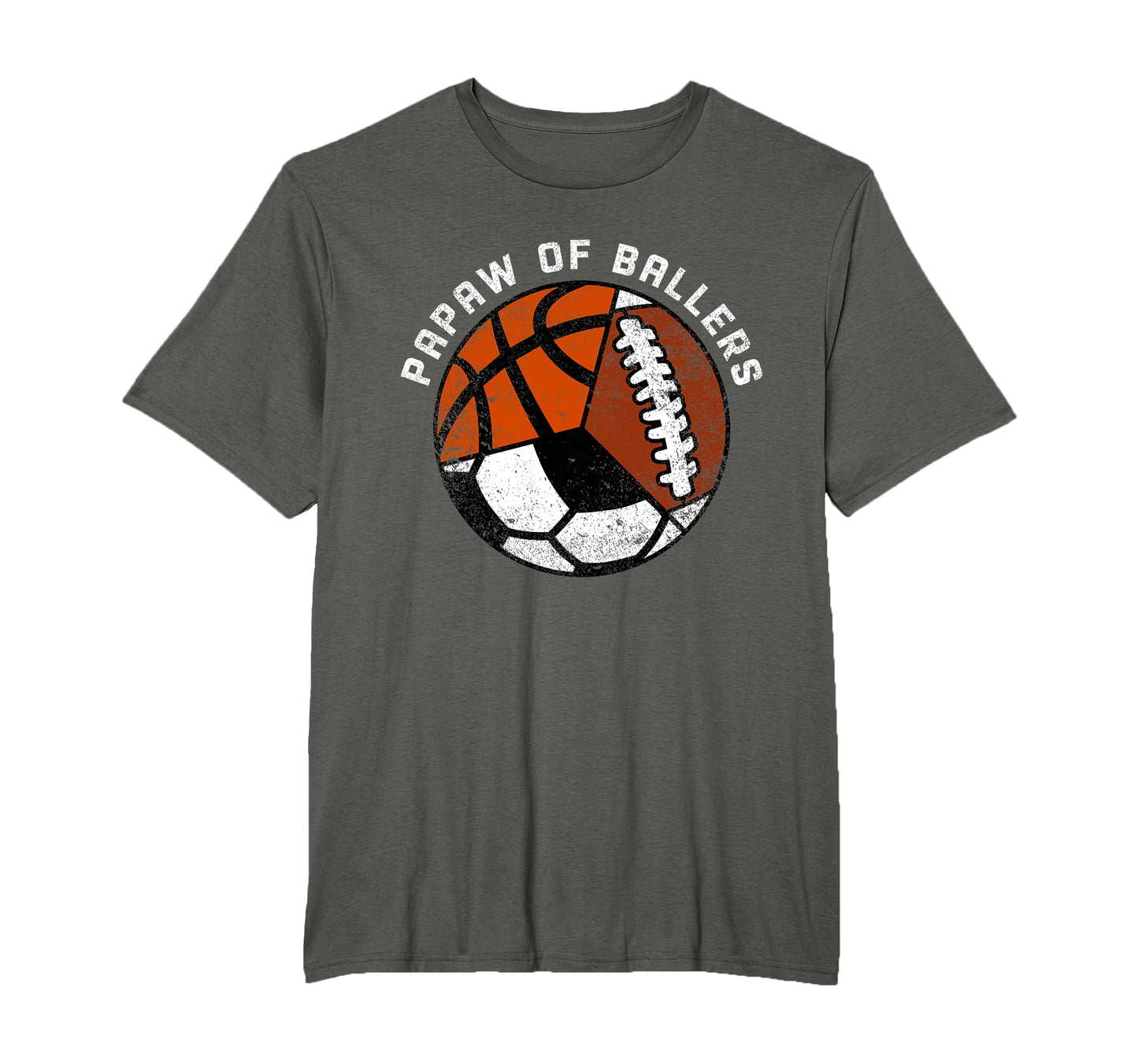 Papaw Ballers Funny Football Soccer T-Shirt - Novelty Apparel for Adults - T-Shirt, Sweatshirt, Hoodie