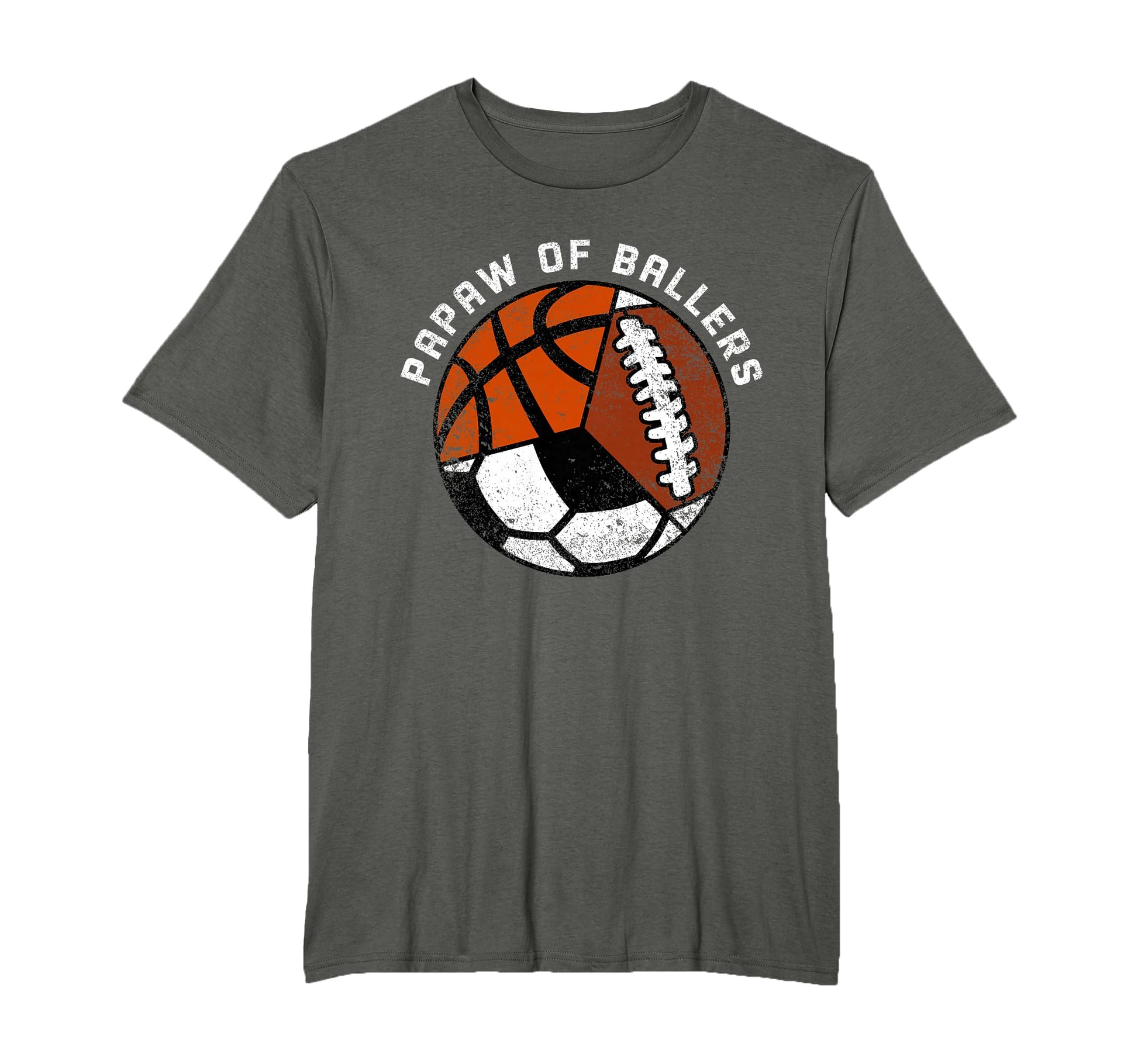 Papaw Ballers Funny Football Soccer T-Shirt - Novelty Apparel for Adults - T-Shirt, Sweatshirt, Hoodie