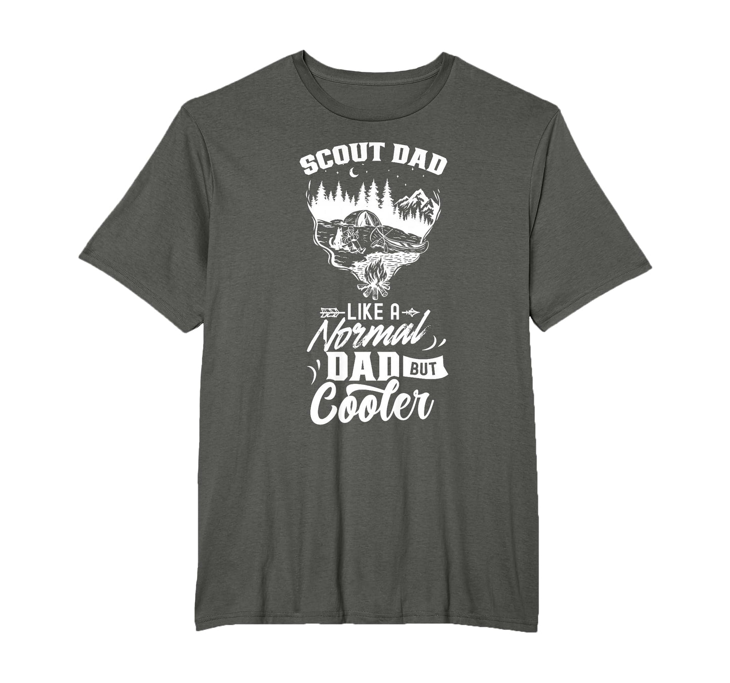 Scout Dad Like Normal Dad But Cooler T-Shirt - Unique Graphic Men Women - T-Shirt, Sweatshirt, Hoodie