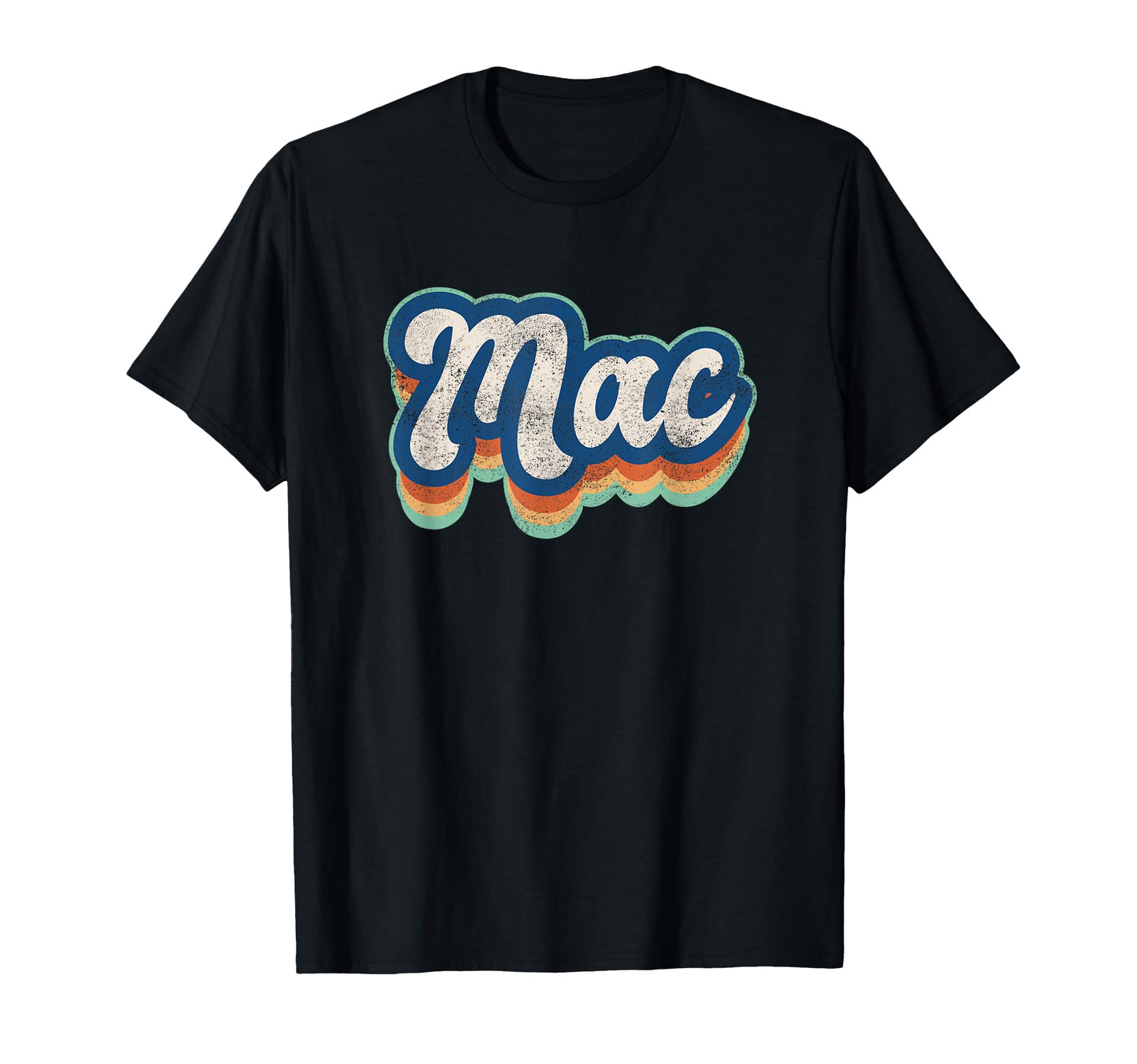 Mac First Name 70S 80S Personalized T-Shirt - Graphic Print for Adults - T-Shirt, Sweatshirt, Hoodie