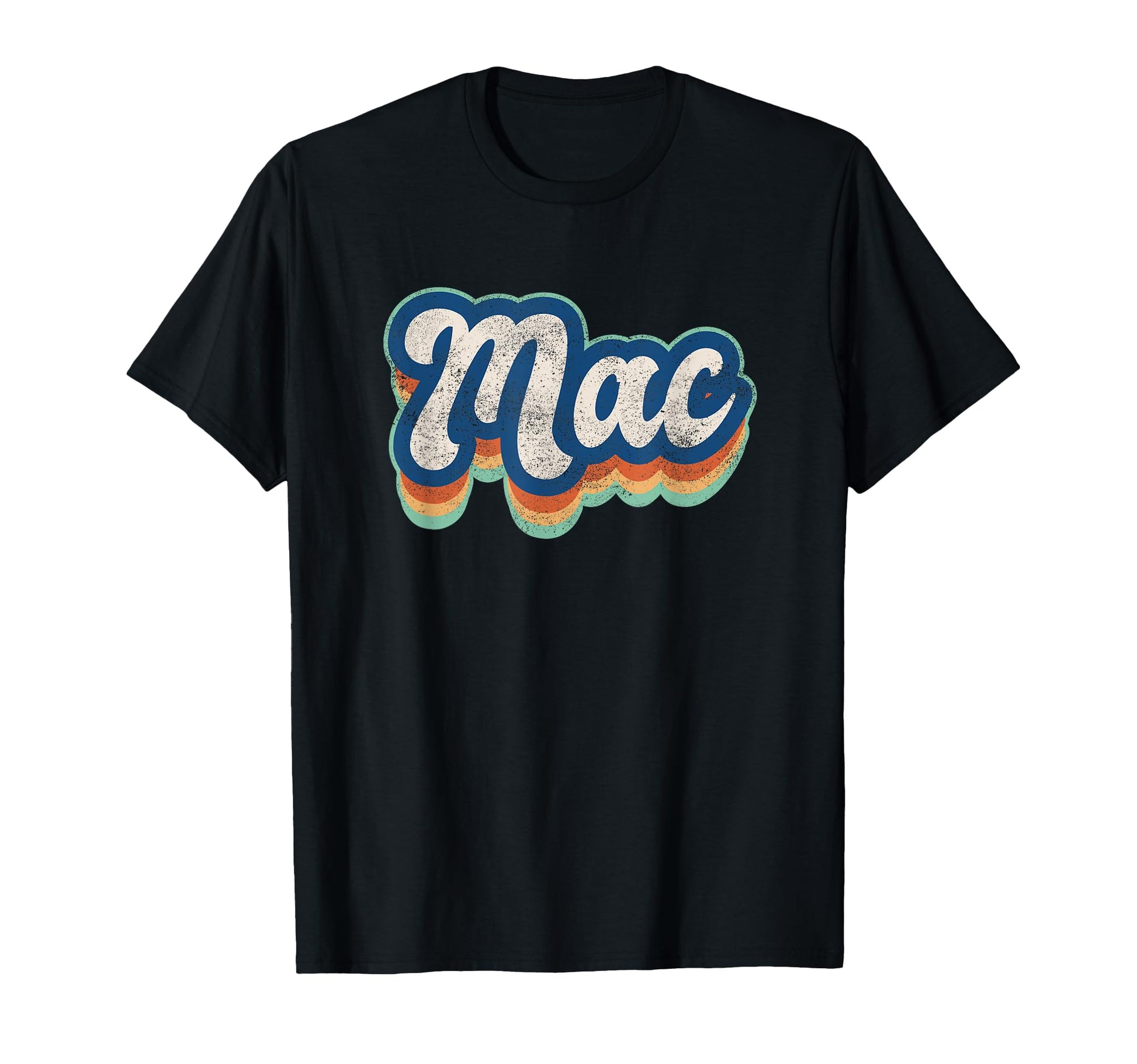 Mac First Name 70S 80S Personalized T-Shirt - Graphic Print for Adults - T-Shirt, Sweatshirt, Hoodie