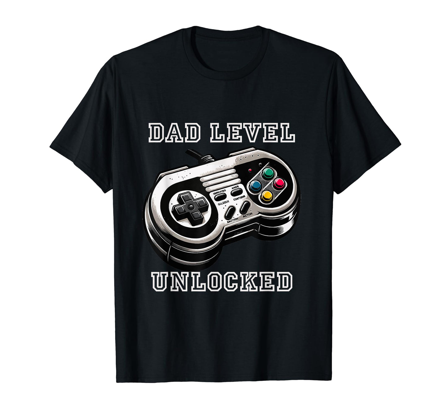 New Achievement Dad Level Unlocked T-Shirt - Fun Novelty Design Men Women - T-Shirt, Sweatshirt, Hoodie