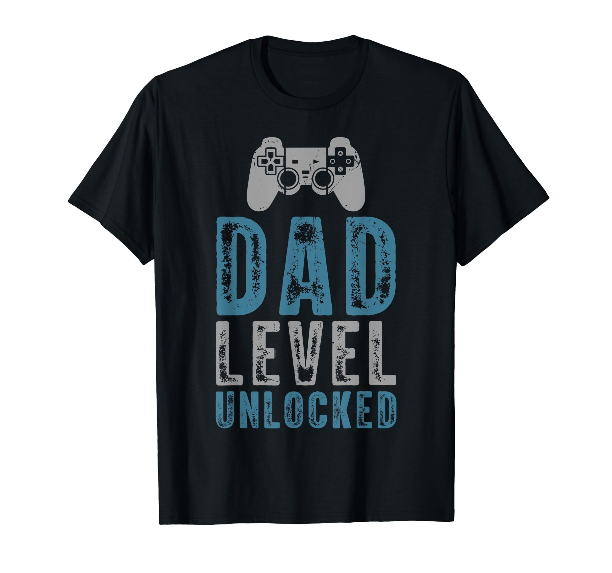 Fathers Day Dad Level Unlocked Gamer Dad T-Shirt - Graphic Print Men Women - T-Shirt, Sweatshirt, Hoodie