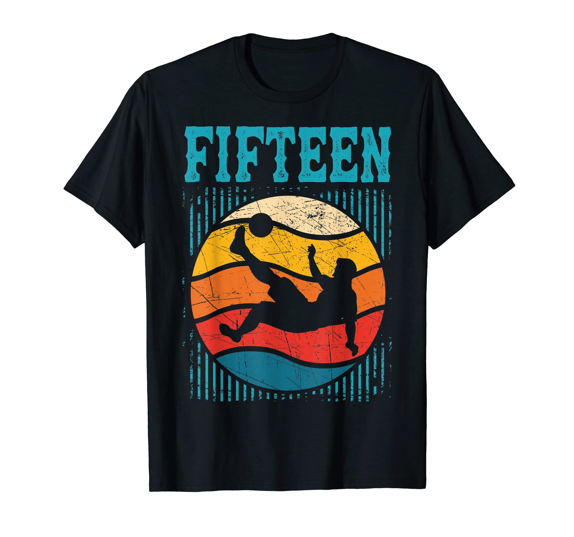 15Th Birthday Soccer 15 Years Old T-Shirt - Casual Everyday Wear for Adults - T-Shirt, Sweatshirt, Hoodie