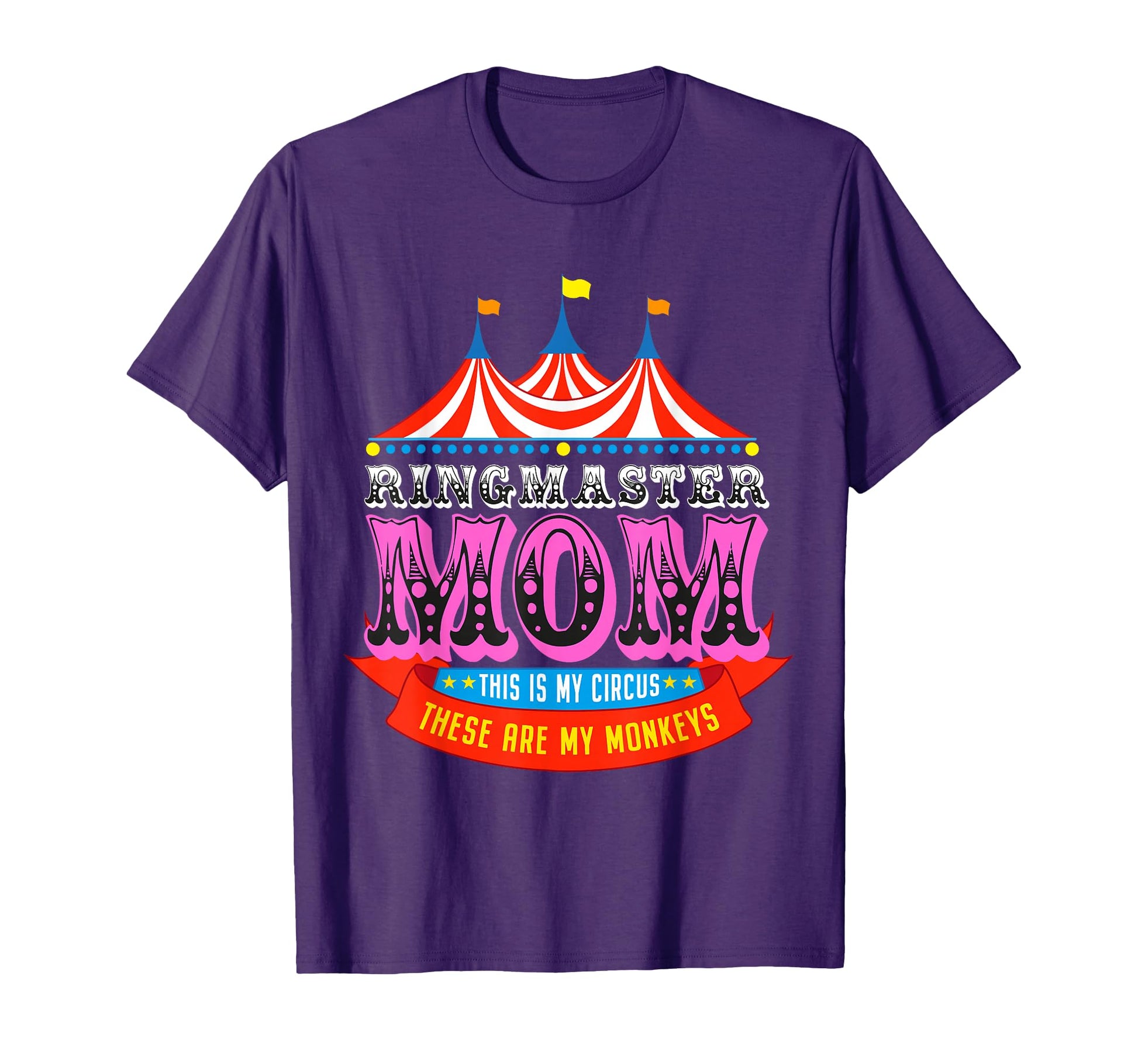 Ringmaster Mom This Is My Circus T-Shirt - Custom Art Print Men Women - T-Shirt, Sweatshirt, Hoodie