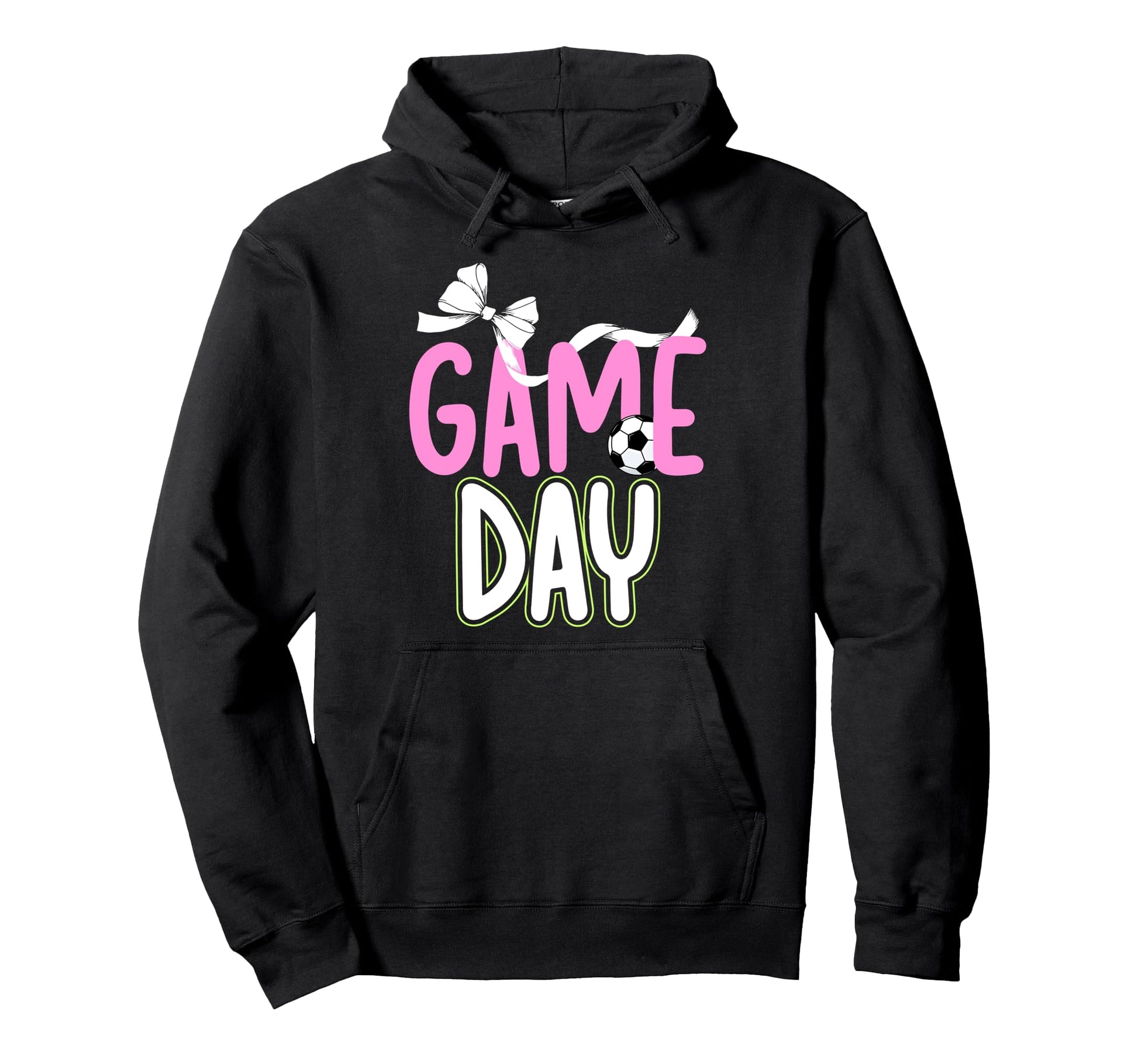 Game Day Soccer Preppy Soccer Game Hoodie - Fun Novelty Design for Adults - T-Shirt, Sweatshirt, Hoodie