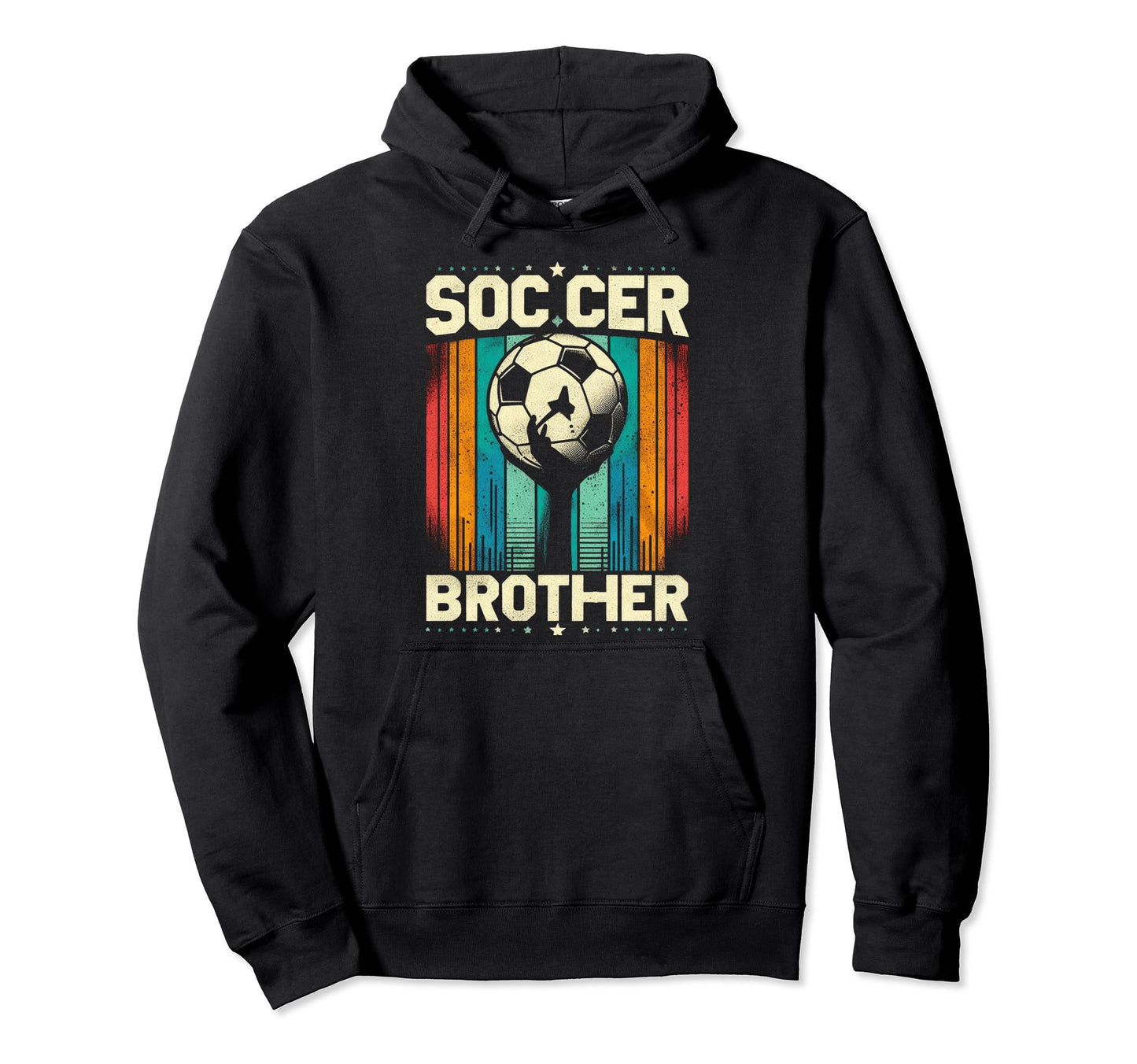 Soccer Brother Family Matching Team Hoodie - Minimalist Print for Adults - T-Shirt, Sweatshirt, Hoodie